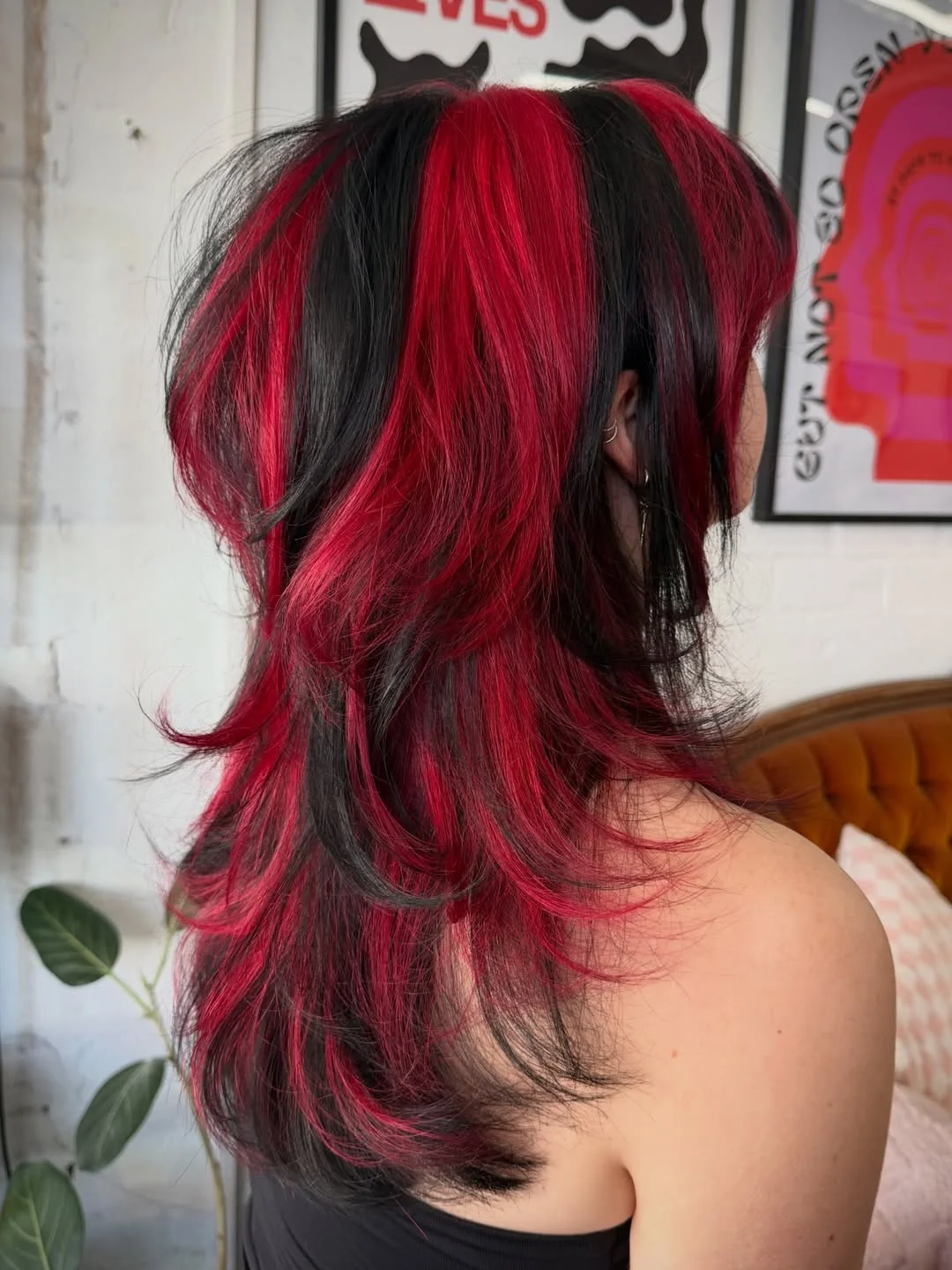 summer hair color ideas to inspire you 2026 Cherry Cola Layers - Deep Red with Movement
