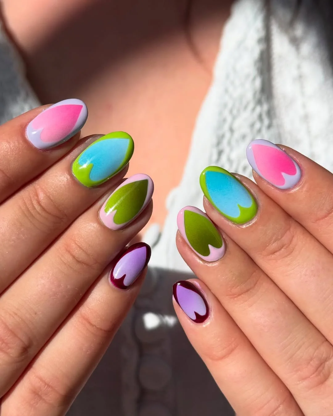 summer manicure color ideas 2026 Abstract Pastel Swirls That Feel Straight Out of Pinterest