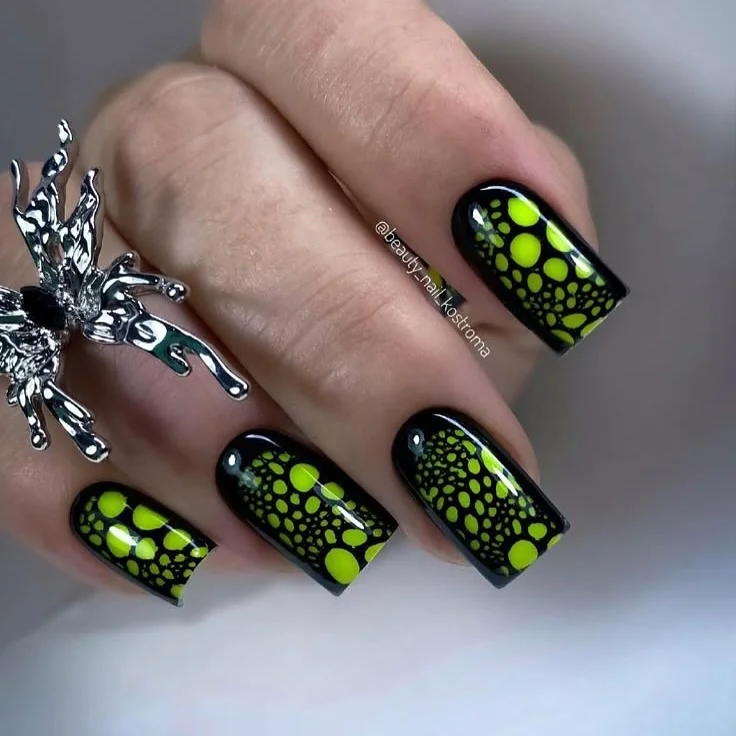 summer nail colors 2026 Electric Lime Bubble Nails For Hot Summer Nights