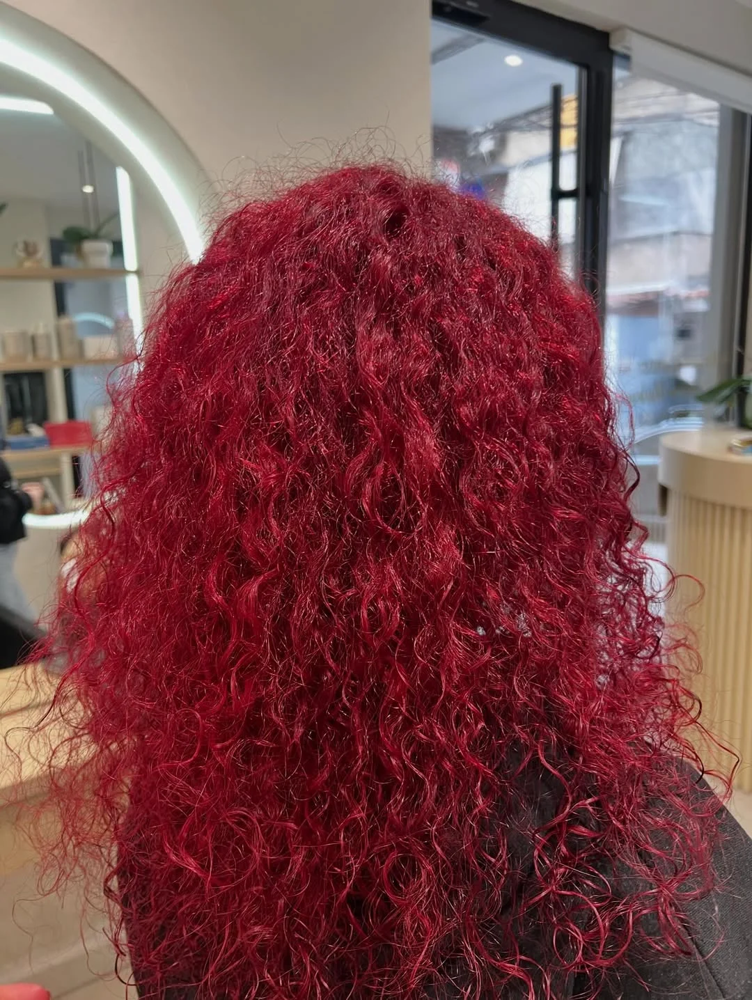 trendy summer red hair color 2026 Full Body Curly Ruby Texture That Feels Alive