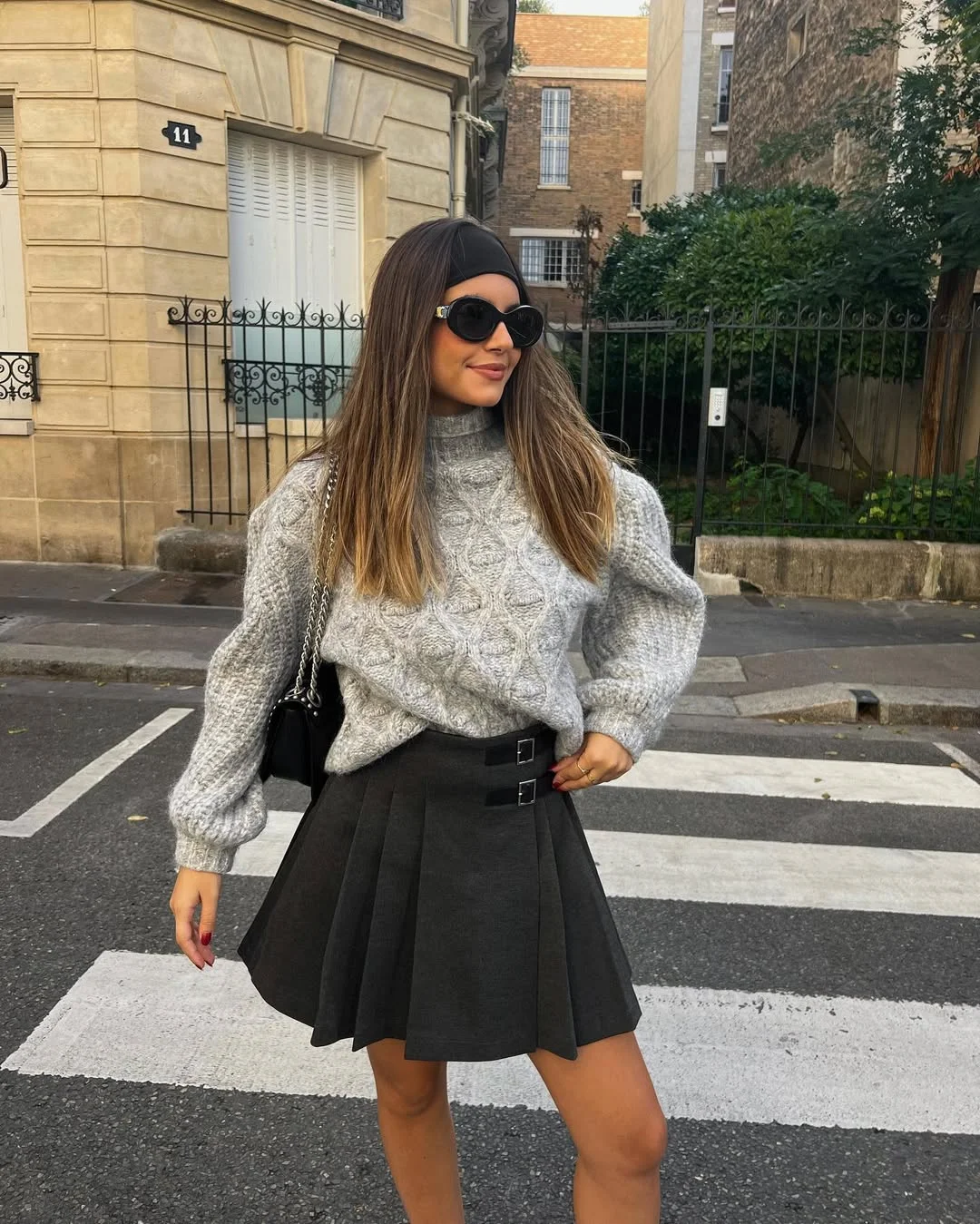 back to school outfits 2026 Soft Parisian Skirt Styling With Cozy Autumn Energy