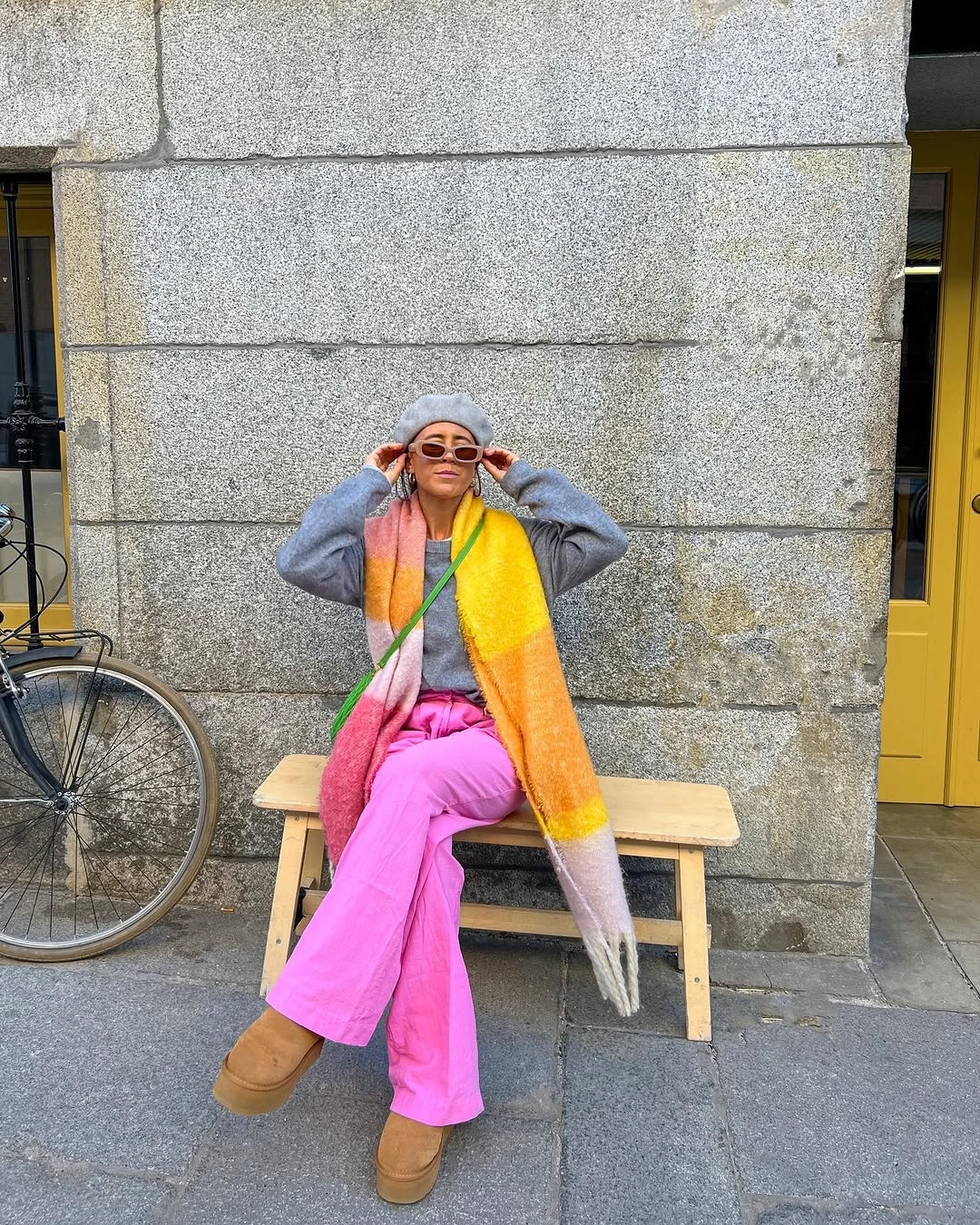 comfy fall outfits 2026 Bright Accessories That Transform Neutral Fall Outfits