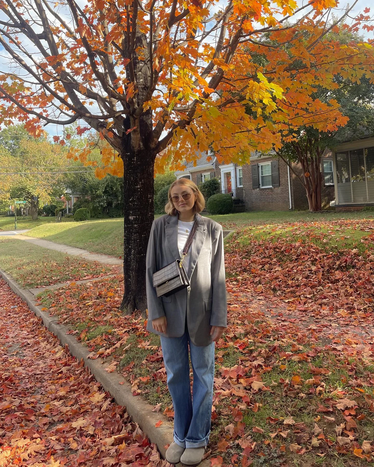 comfy fall outfits 2026 Relaxed Blazers With Straight Jeans For Everyday Confidence