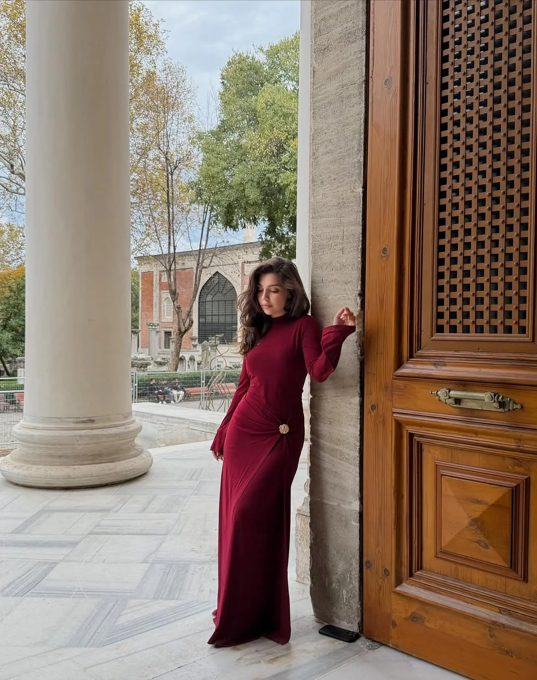 cozy chic fall outfits for 2026 Burgundy Dresses Make Autumn Evenings Feel Sophisticated