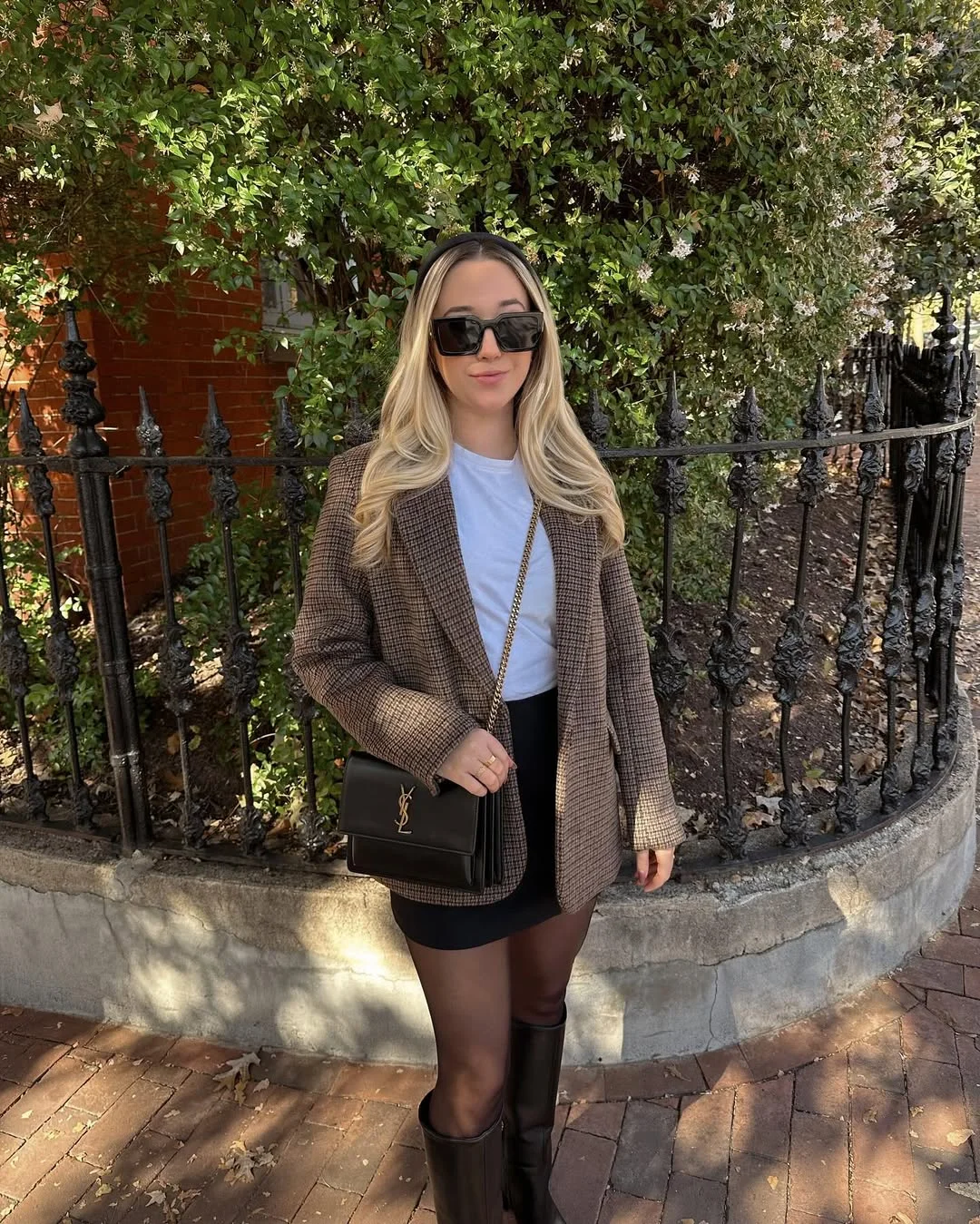 cozy chic fall outfits for 2026 Blazers and Mini Skirts Keep Fall Fresh and Modern