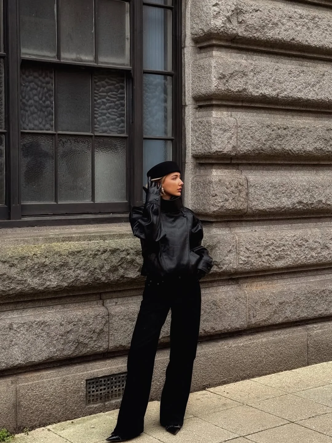 cozy chic fall outfits for 2026 Head-to-Toe Black Always Feels Effortlessly Chic
