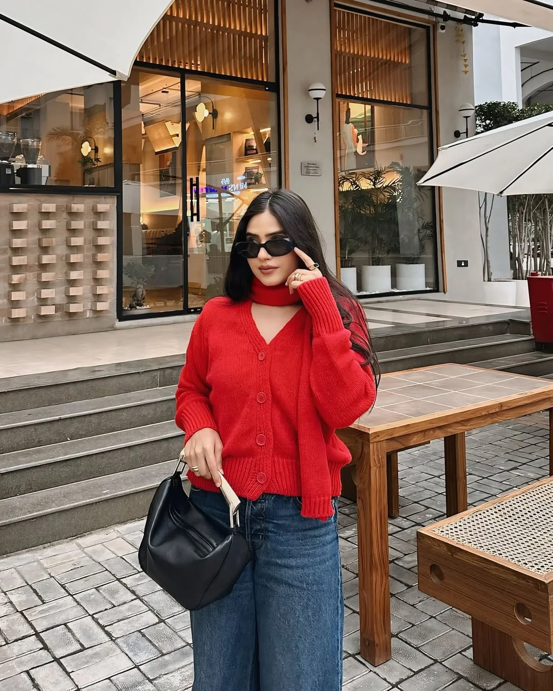 cozy chic fall outfits for 2026 Bold Color Makes Cozy Layers Feel Fresh Again