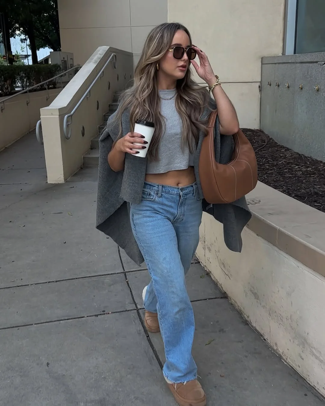 cozy chic fall outfits for 2026 Relaxed Denim and Soft Layers for Everyday City Style