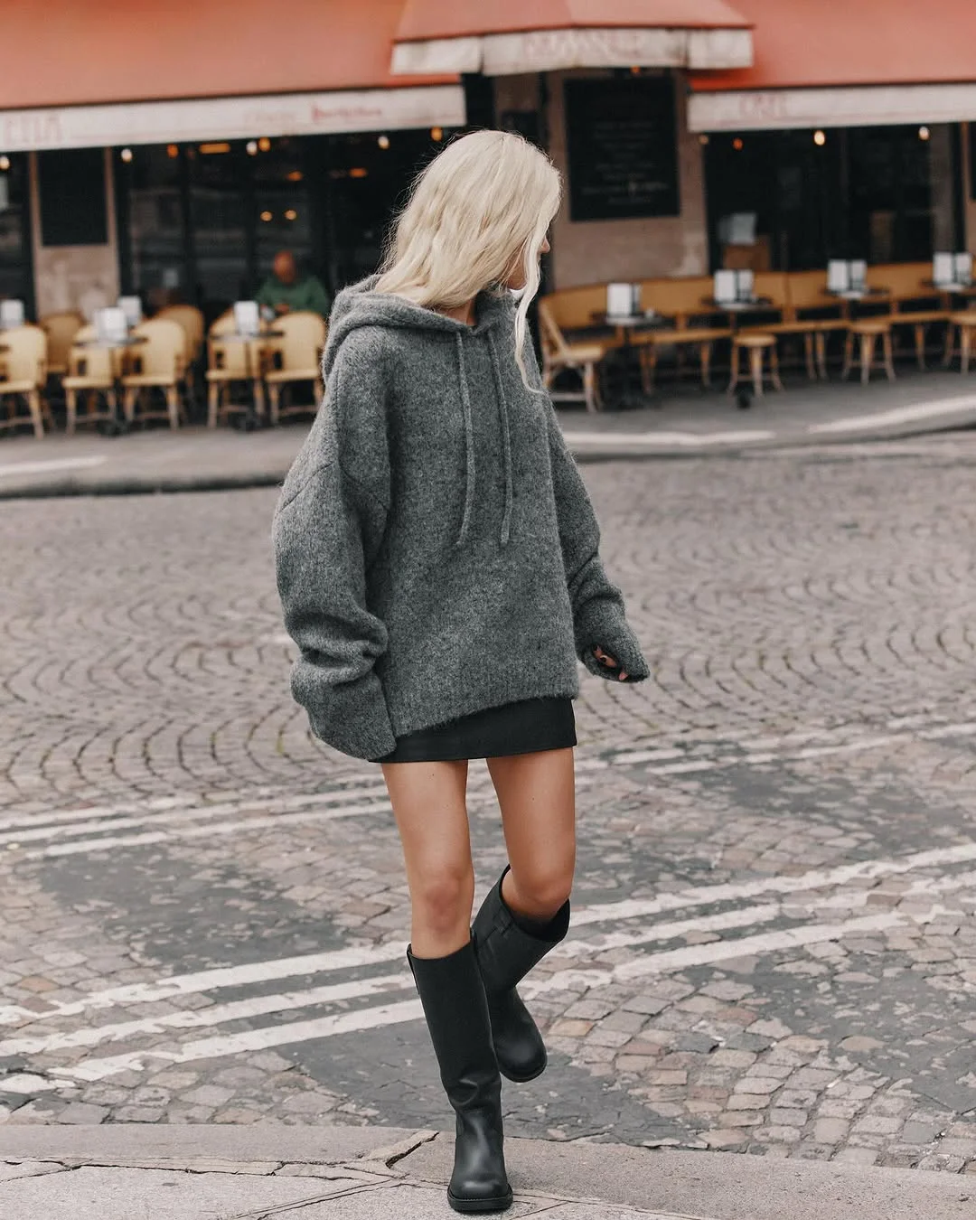 cute fall outfits docs 2026 Minimalist Sweater Dresses With Statement Boots