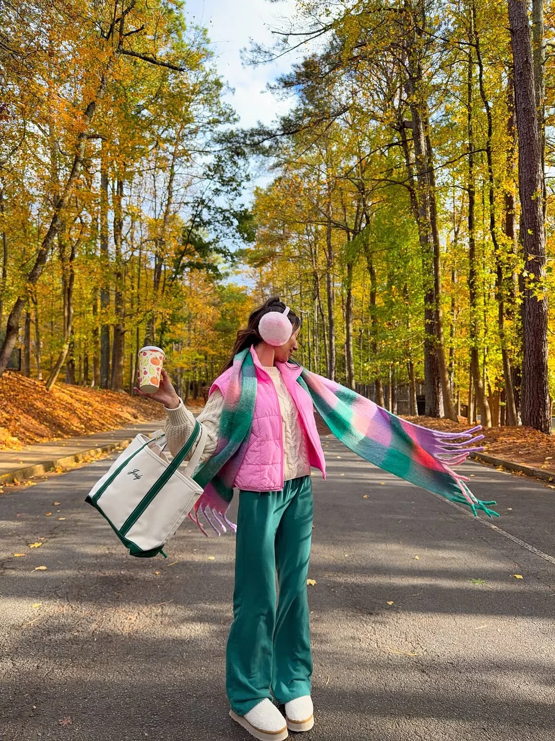 cute fall outfits docs 2026 Playful Color Blocking for Bright Autumn Mornings