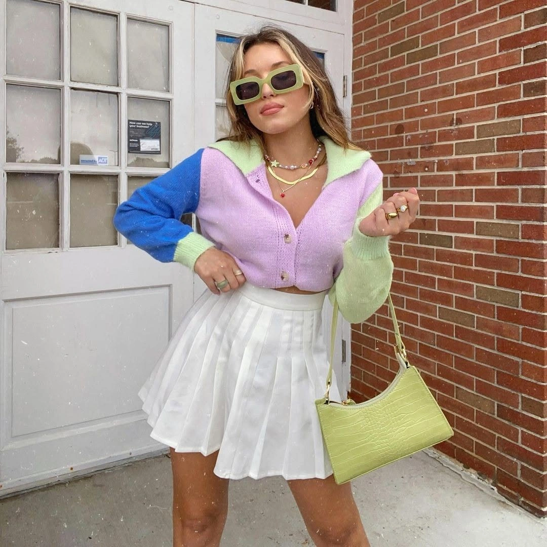 early fall outfits 2026 Pastel Color Blocking For a Fresh Fall Mood