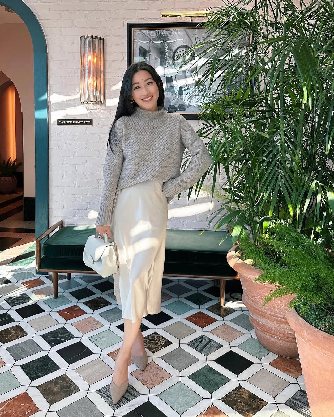 early fall outfits 2026 Elegant Satin Skirts For Refined Early Fall Days