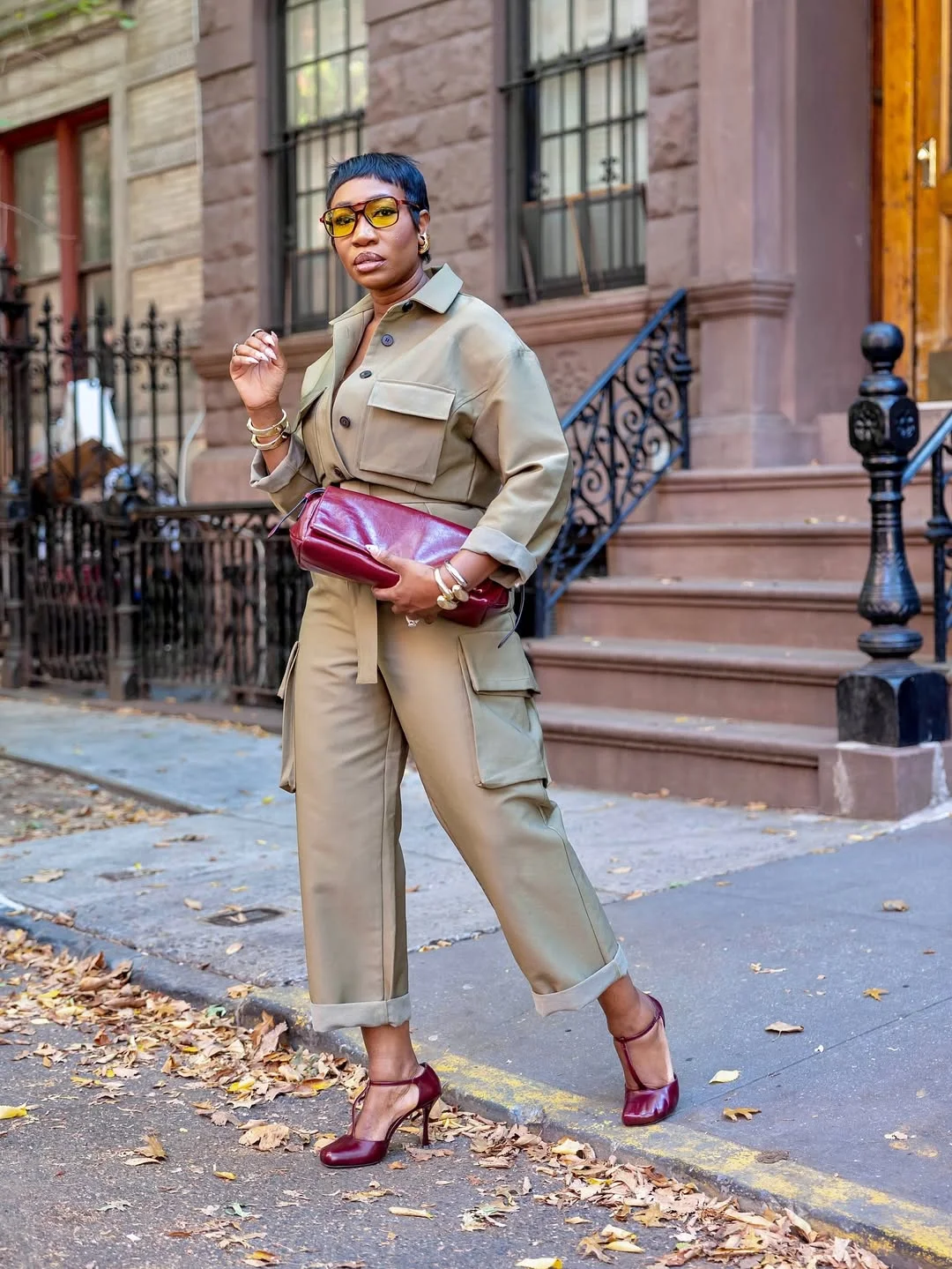 fall 2026 outfits for black women Modern Utility Tailoring With Sophisticated Cargo Details