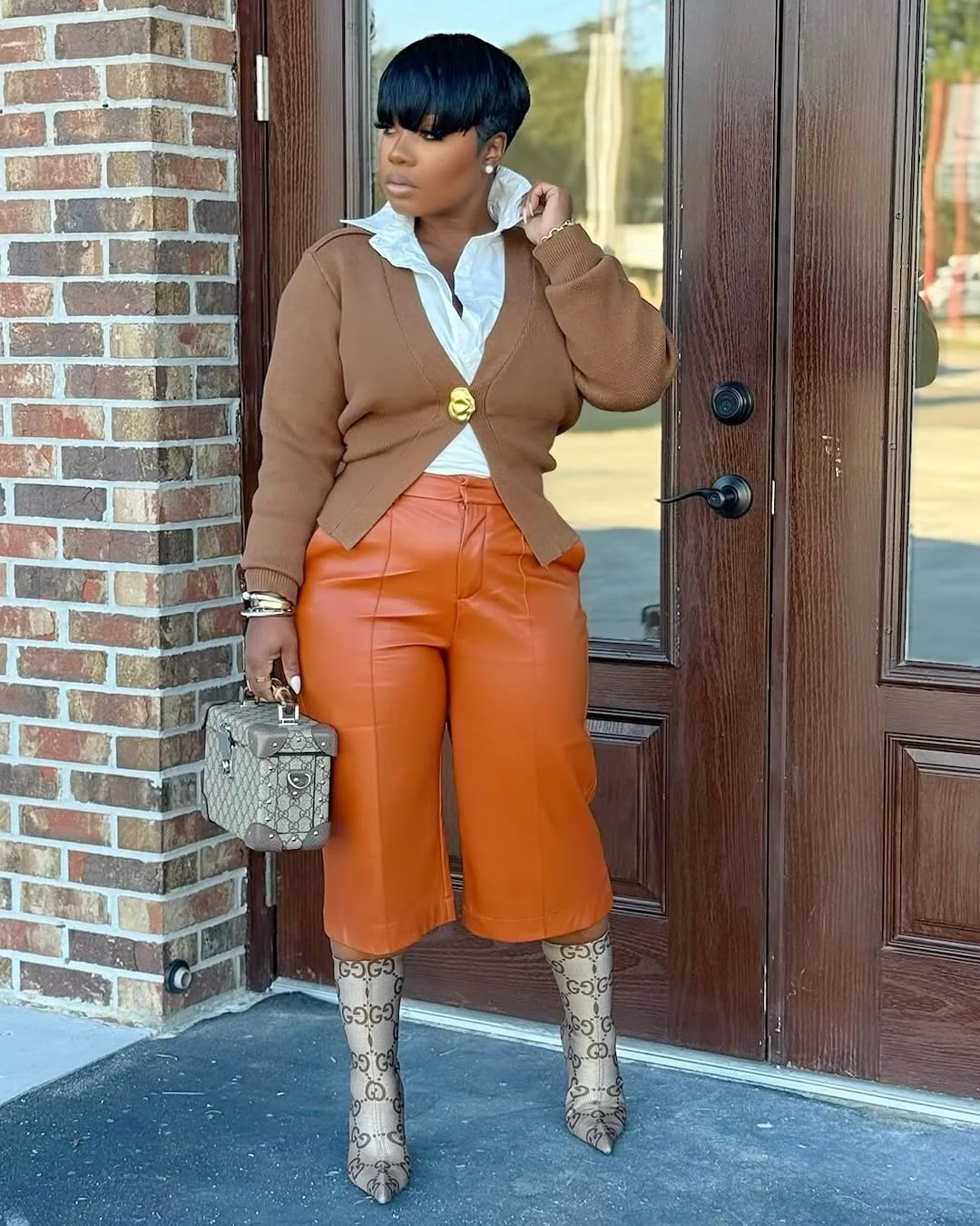 fall 2026 outfits for black women Warm Cinnamon Tones That Celebrate Autumn Color