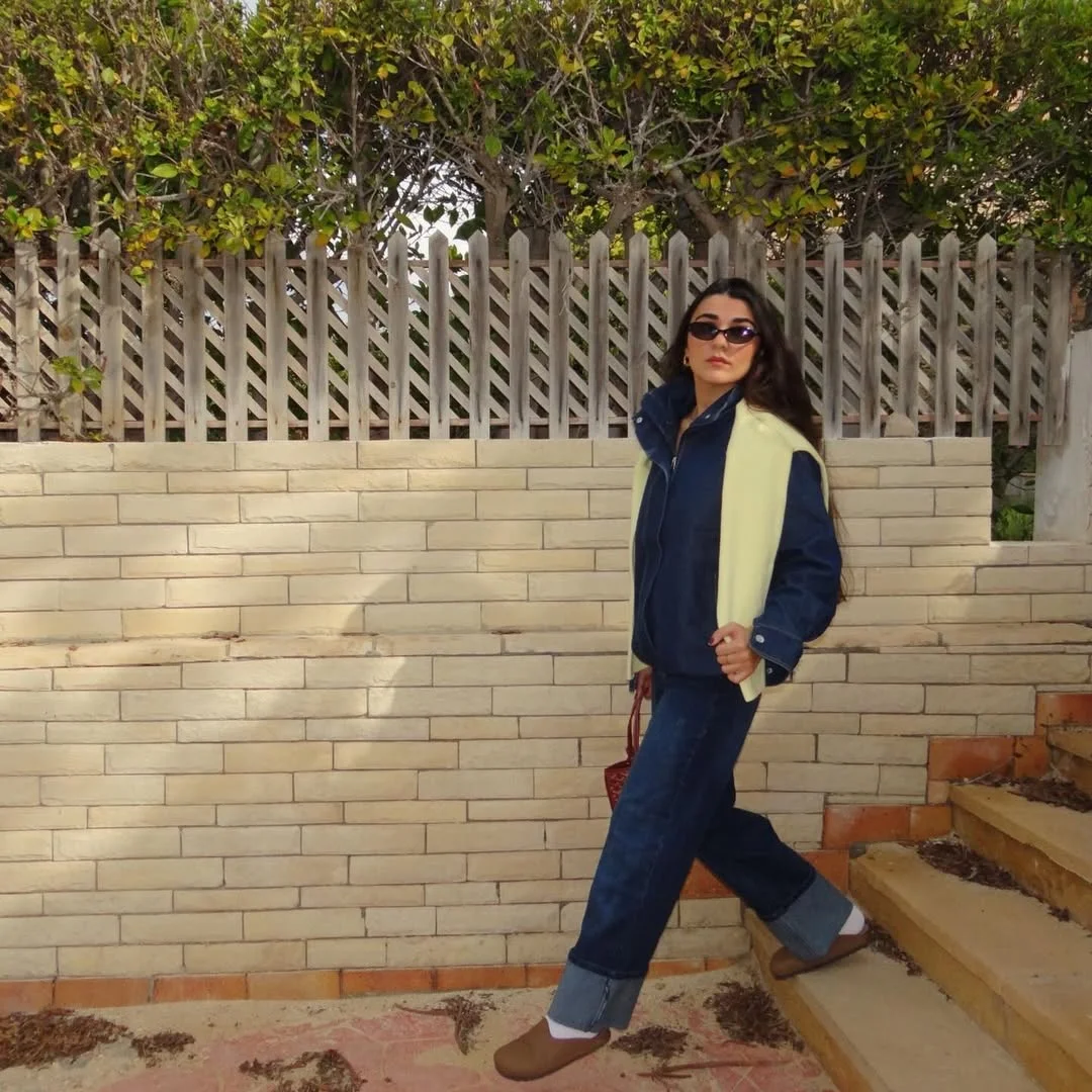 fall all denim outfits for women 2026 Casual Indigo Denim With Cozy Fall Layering