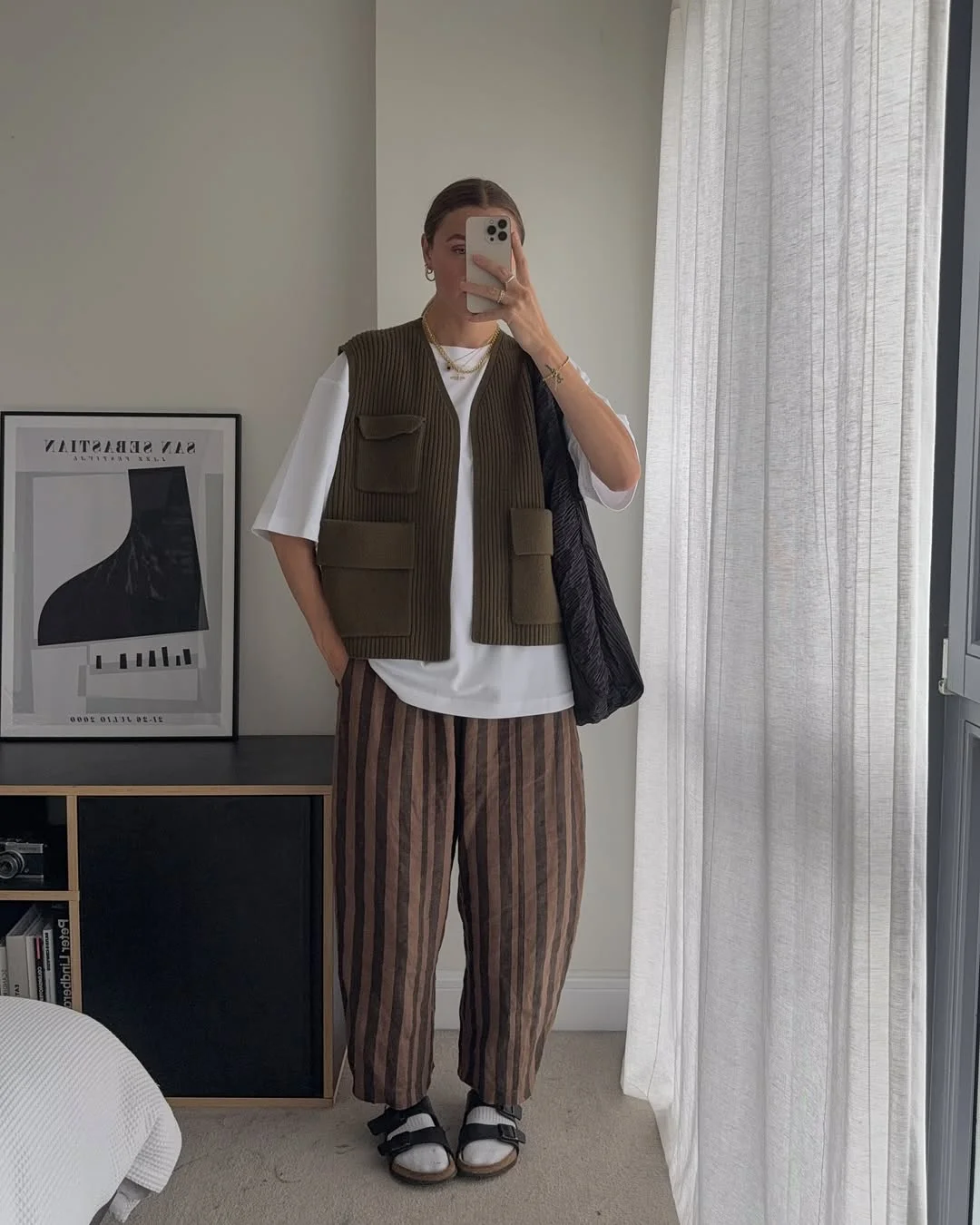 fall fashion outfits 2026 Utility Vests and Relaxed Stripes Quietly Taking Over Casual Fall Style