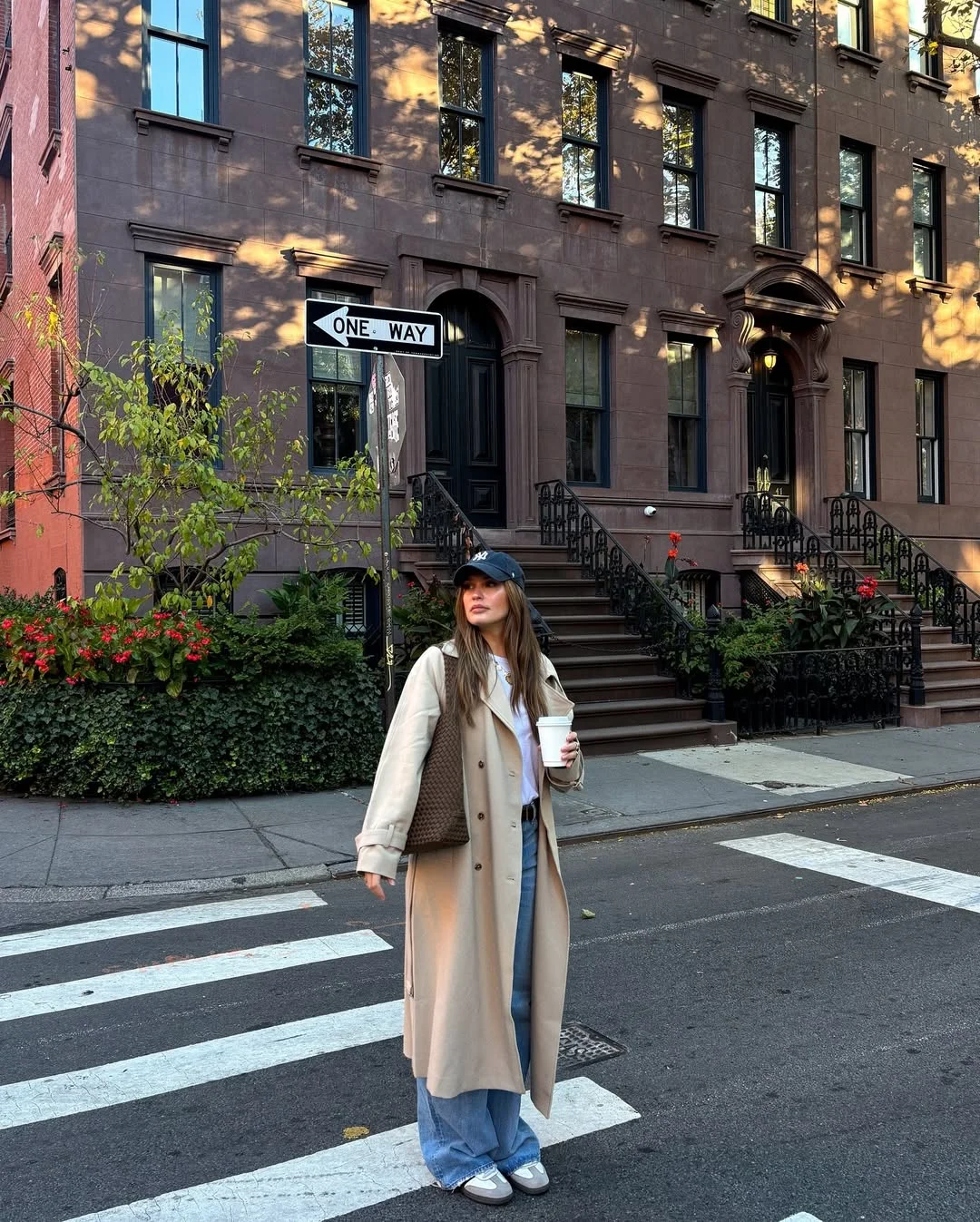 fall fashion outfits 2026 Classic Trench Coats and Wide-Leg Denim Defining New York Fall Energy