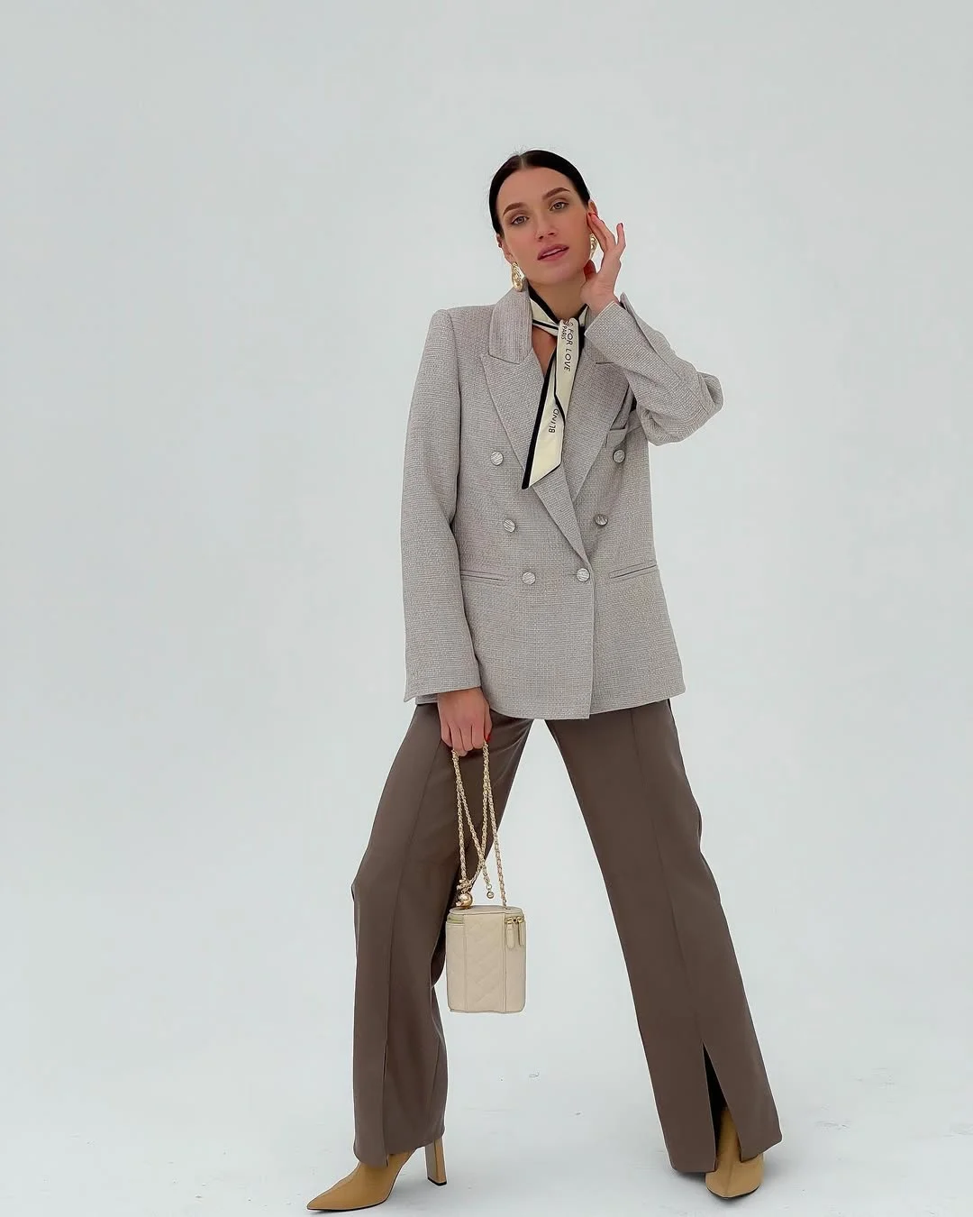 fall office outfits for women 2026 Modern Tailoring With Wide-Leg Work Pants