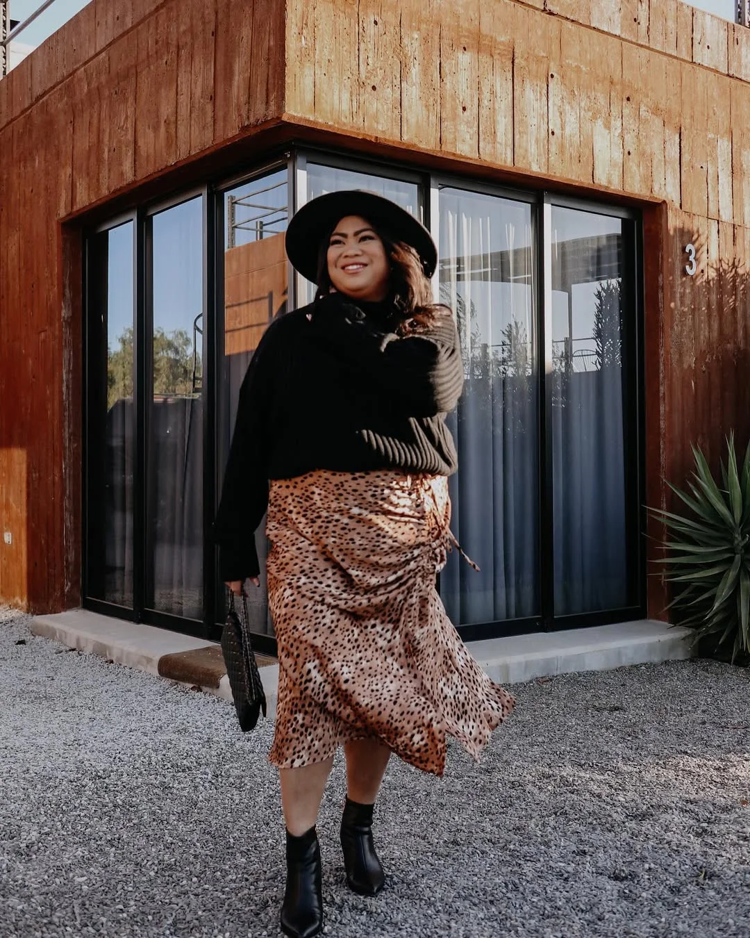 fall outfits for plus size women 2026 Animal Print Skirts That Make Classic Black Feel New Again