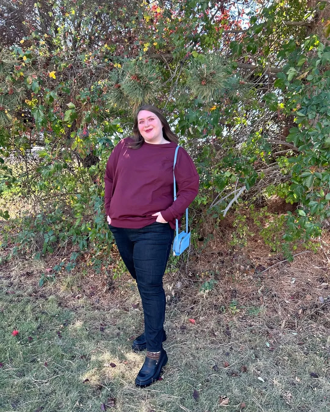 fall outfits for plus size women 2026 Simple Knitwear And Dark Denim For Everyday Confidence
