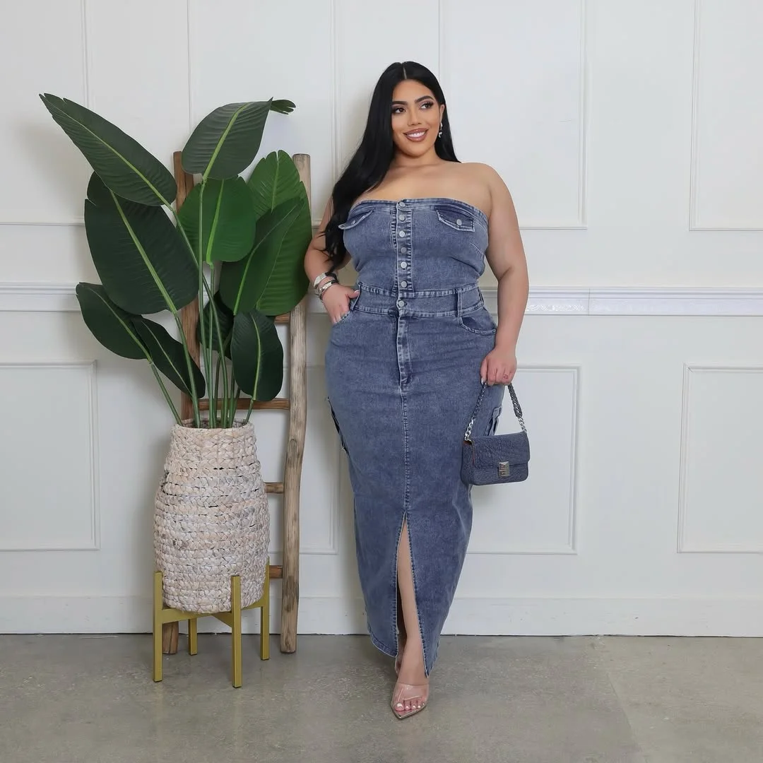 fall outfits for plus size women 2026 Denim Dresses That Bring Confidence To Every Occasion