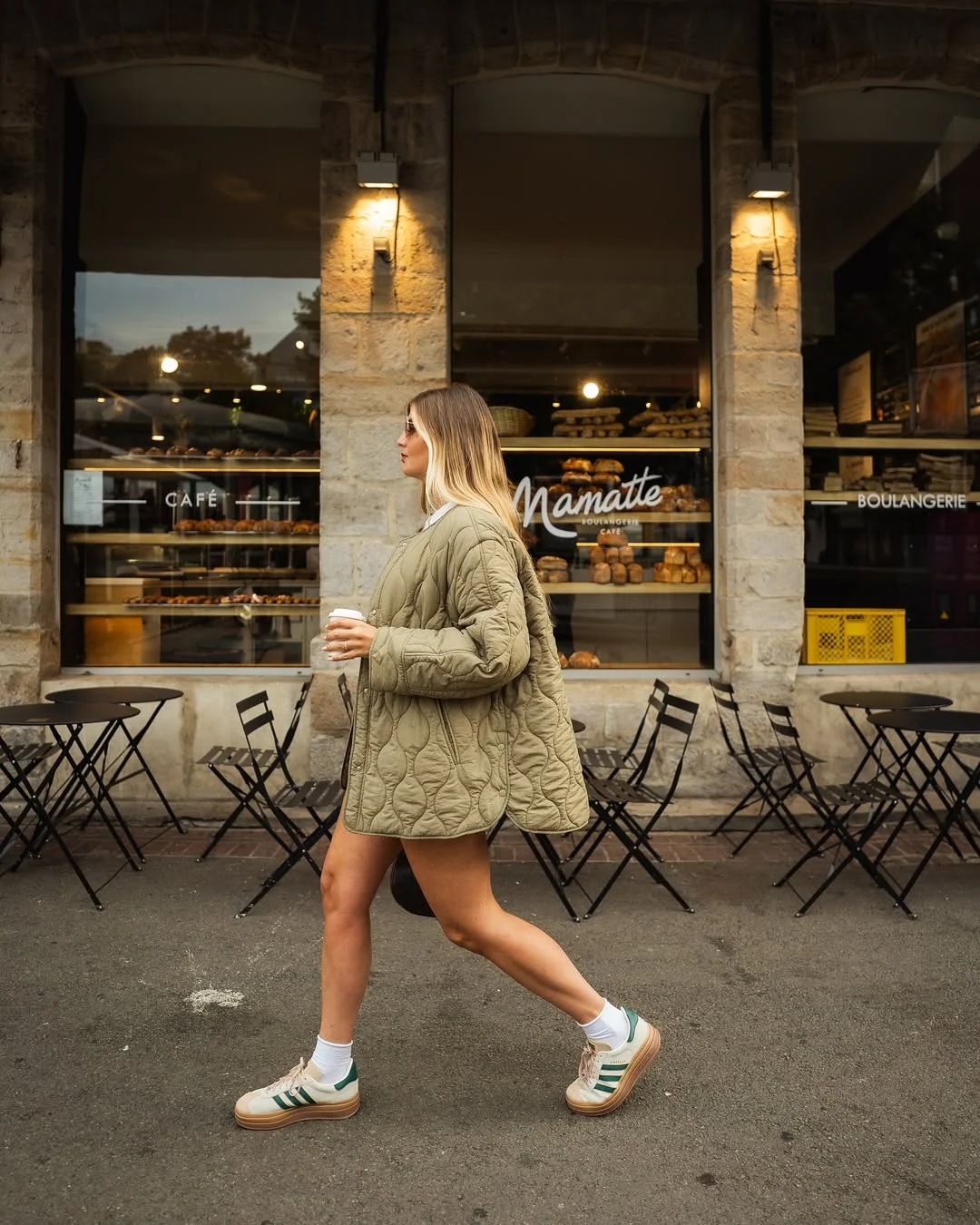 Fall outfits ideas 2026 Quilted Jackets and Coffee Shop Morning Outfits