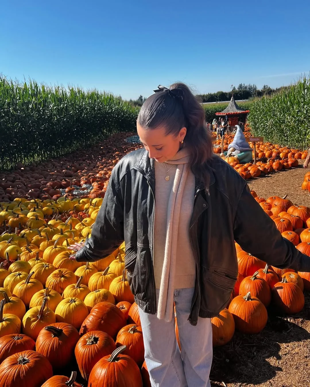 Fall outfits ideas 2026 Leather Jackets and Pumpkin Patch Mornings