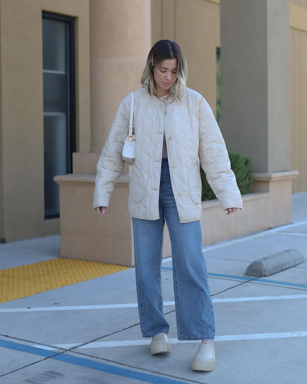 Fall outfits ideas 2026 Quilted Jackets and Soft Denim for Everyday Fall