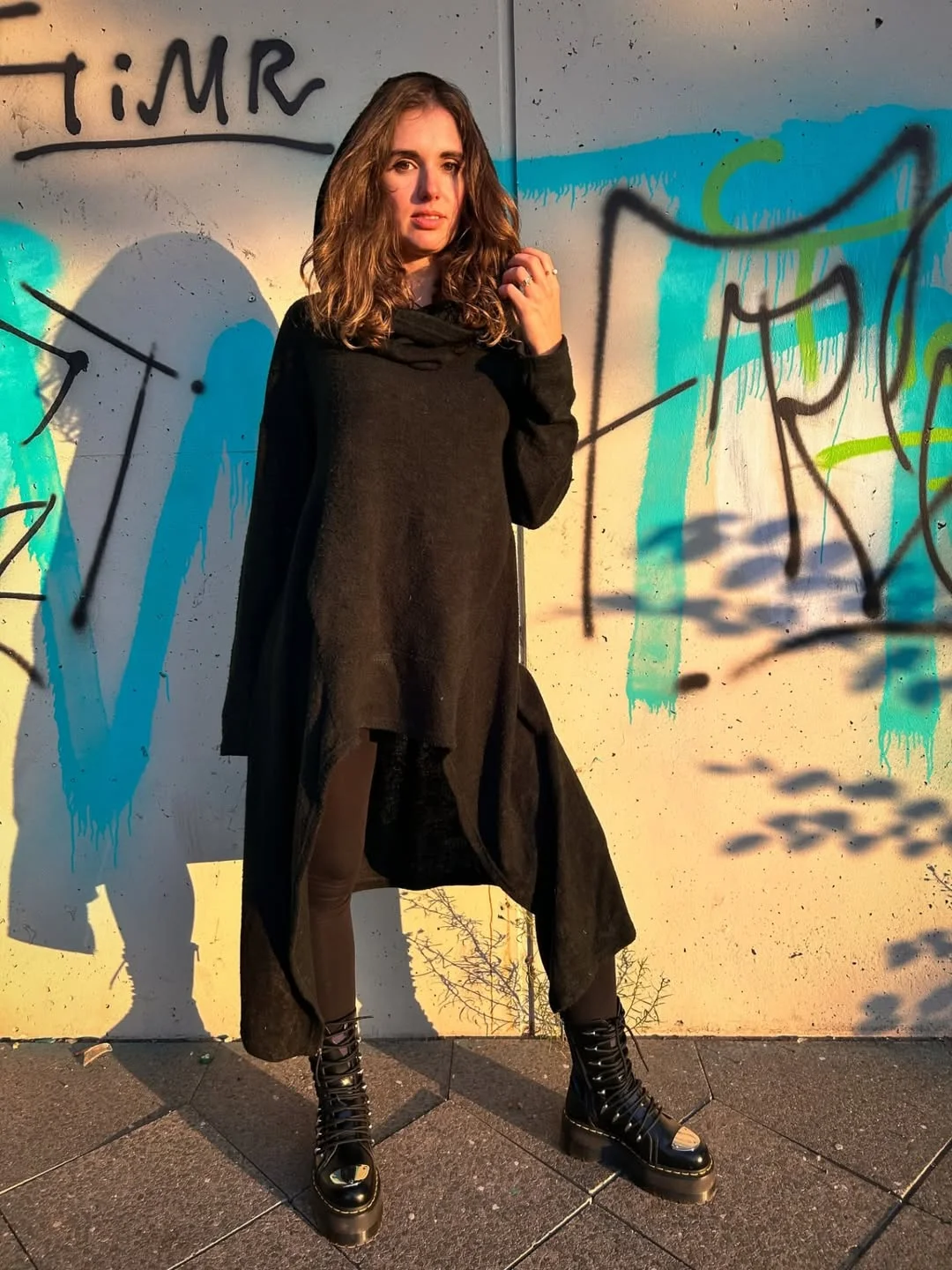 fall outfits with boots and leggings 2026 Dark Romantic Style With Combat Boots