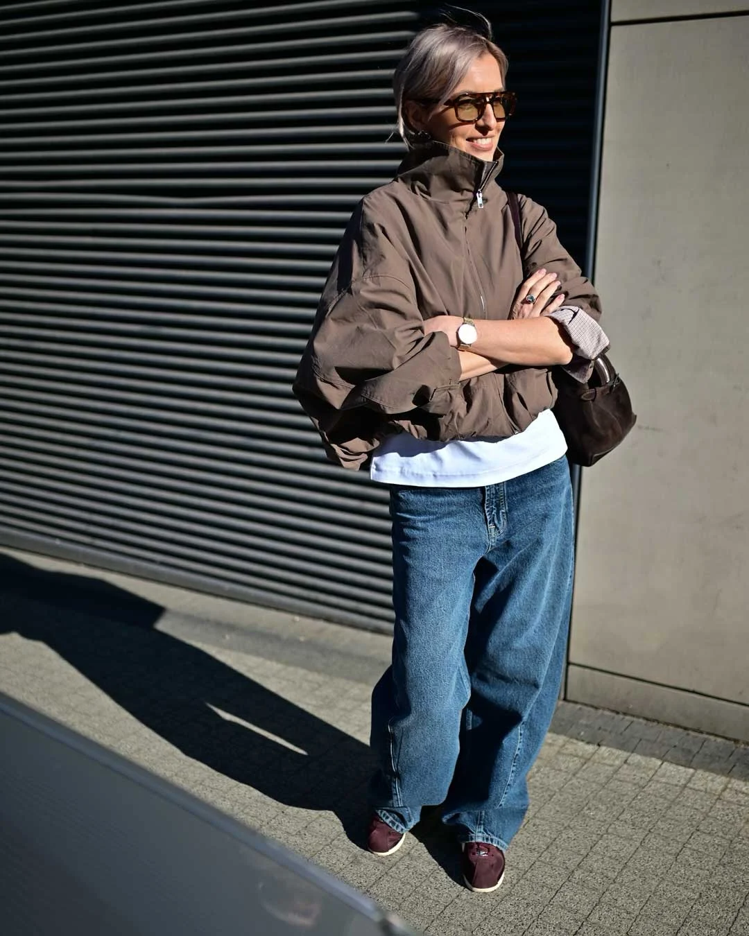 fall outfits with jacket 2026 Minimalist Taupe Outerwear and Classic Denim
