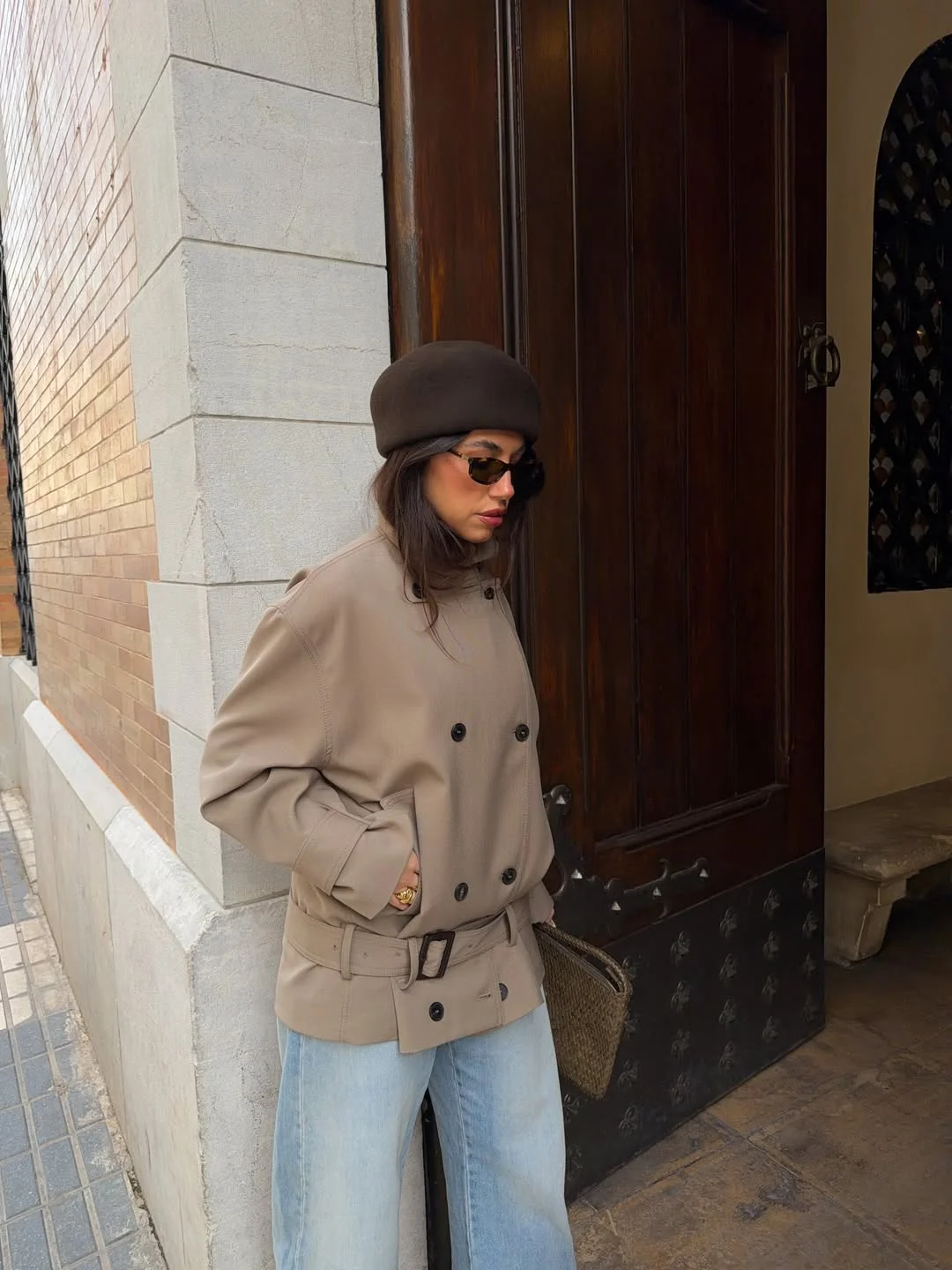 fall outfits with jacket 2026 Parisian Inspired Neutrals with a Chic Autumn Beret