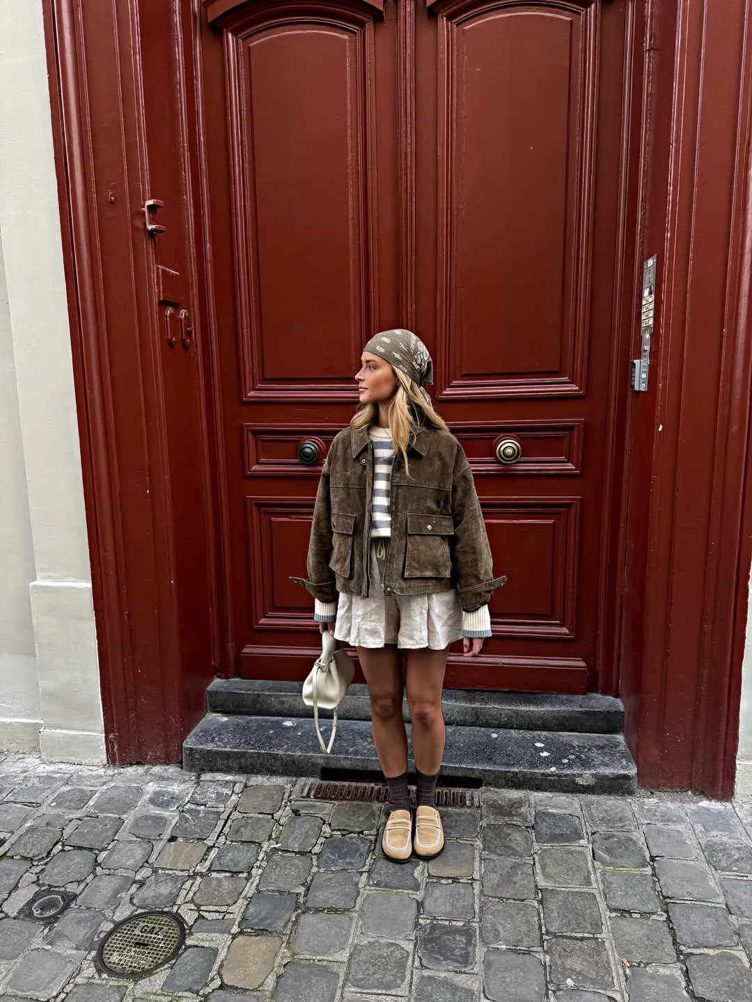 fall outfits with jacket 2026 Rustic Autumn Layers with a Vintage Bandana Twist