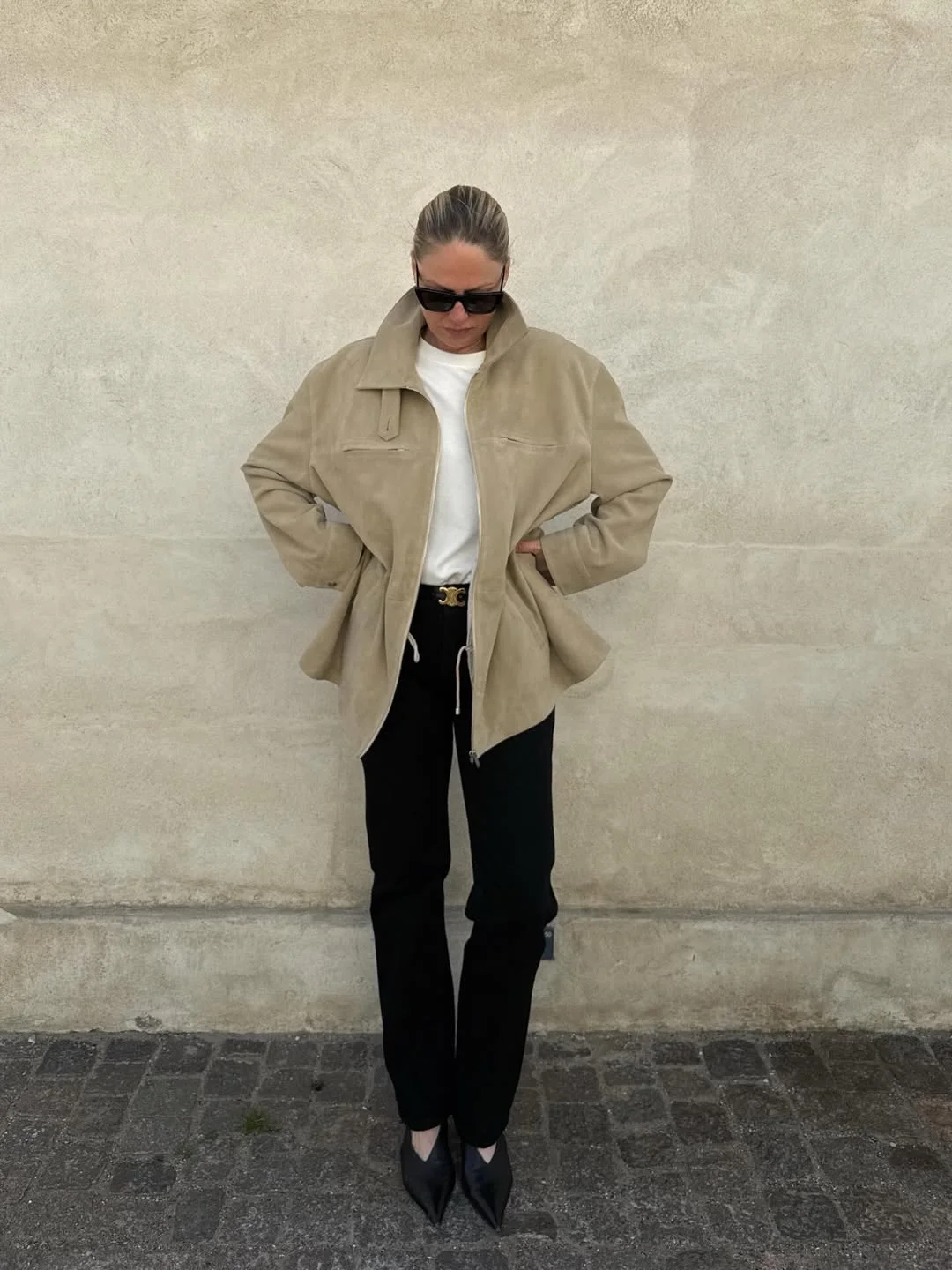 fall outfits with jacket 2026 Neutral Suede Layers for Quiet Luxury Fall Style