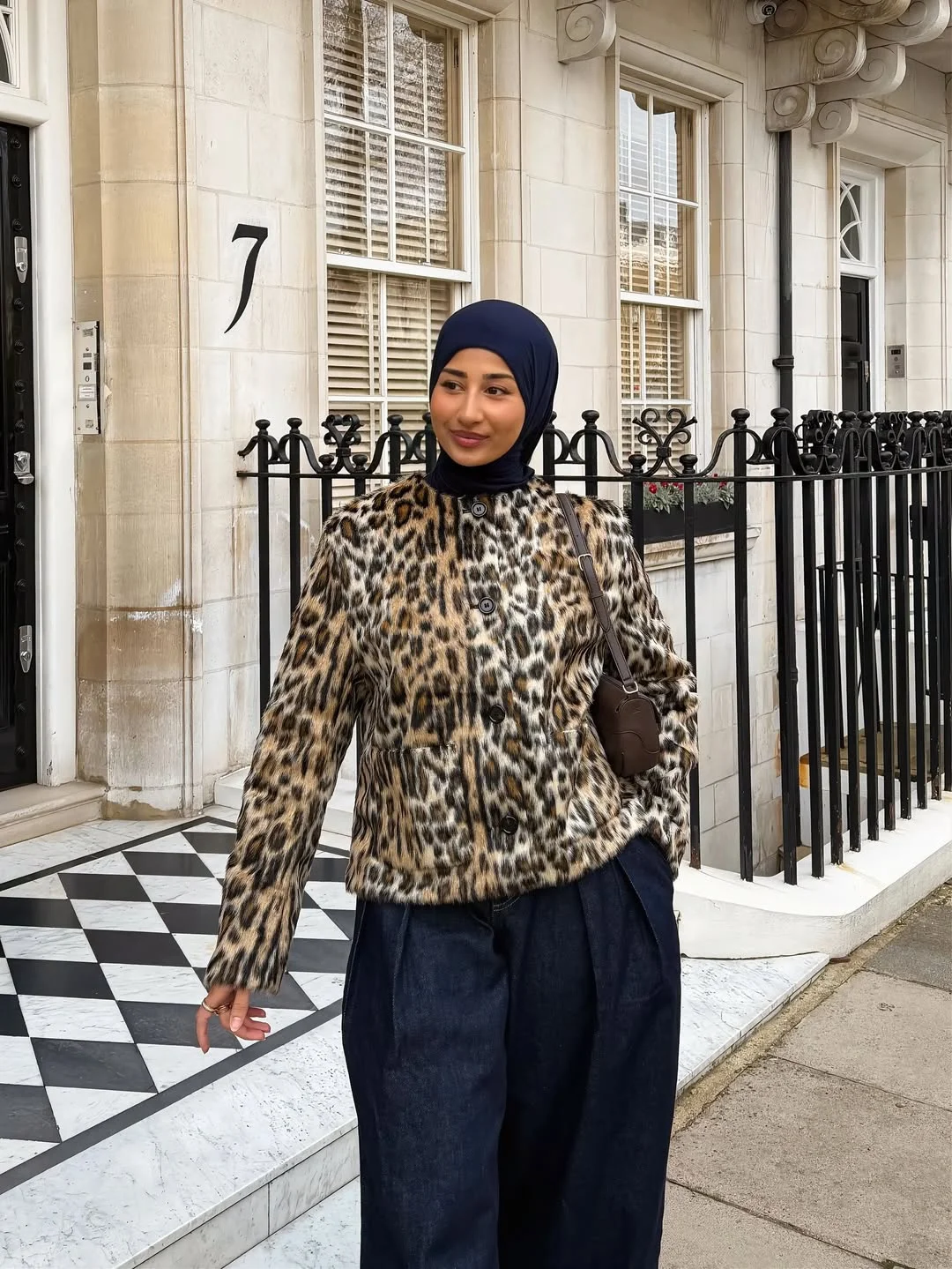fall outfits with jacket 2026 Leopard Print Outerwear with Modern Modesty