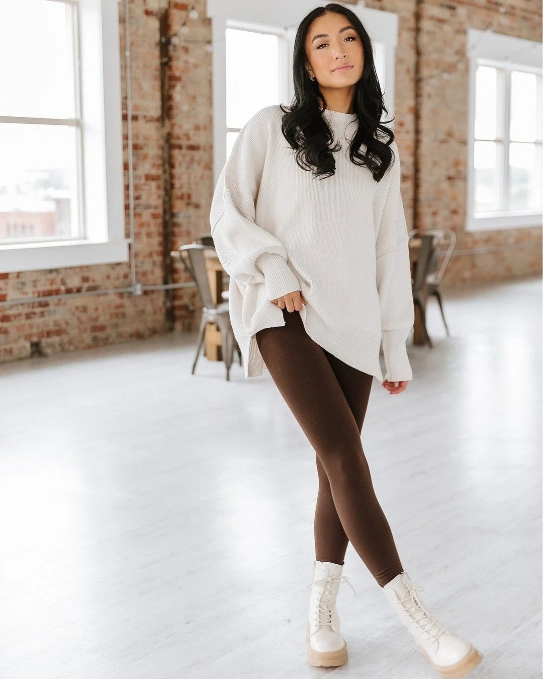 fall outfits with leggings 2026 The Oversized Sweater Formula That Never Stops Working