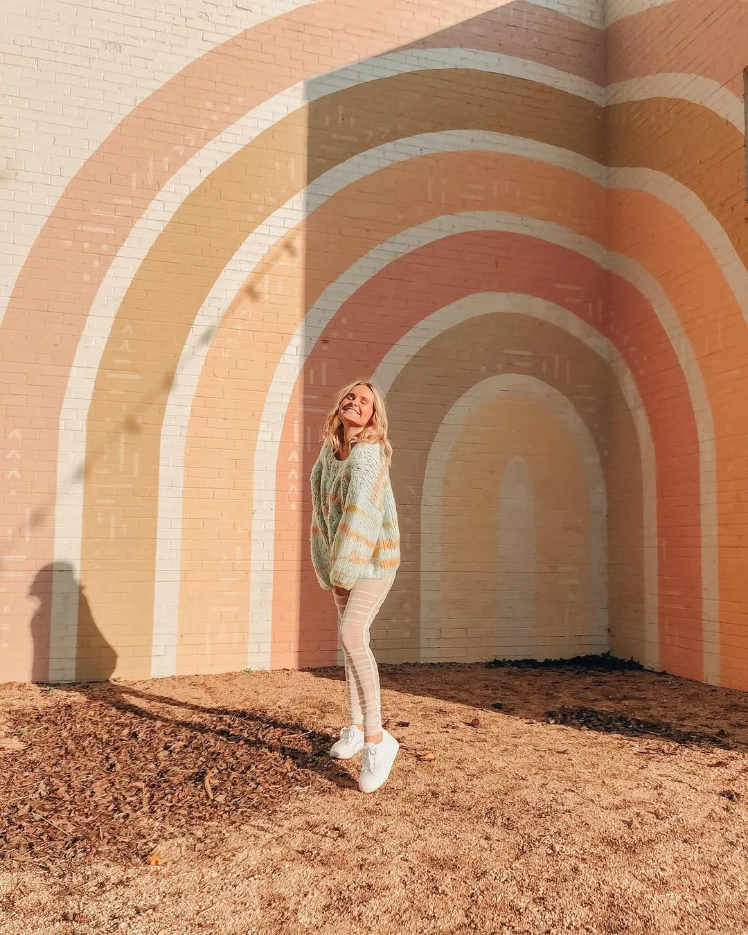 fall outfits with leggings 2026 Soft Pastel Leggings That Feel Like Early Fall Sunshine