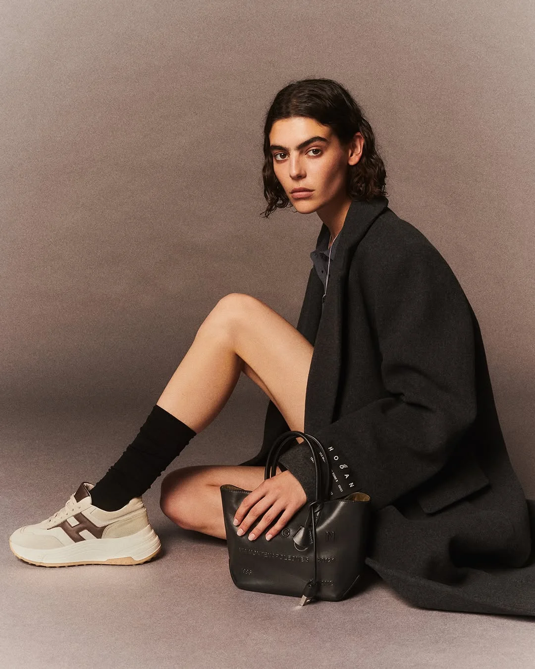 fall outfits with sneakers 2026 Minimalist Coat Styling with Retro Sneakers