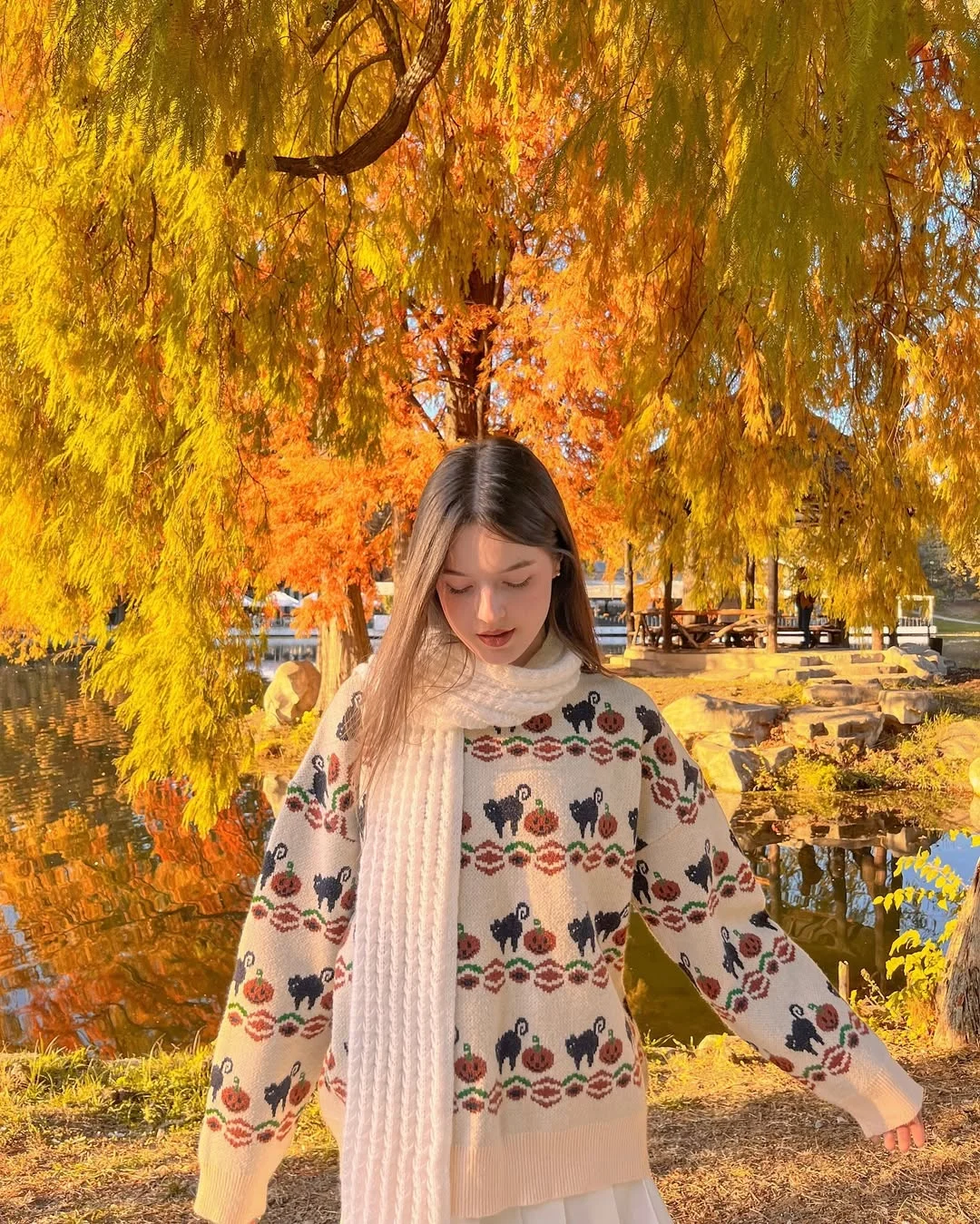 fall outfits with sweater 2026 Whimsical Autumn Motifs With Storybook Appeal