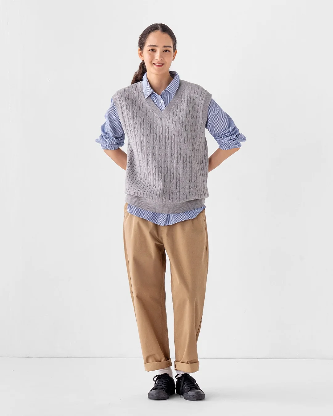 fall outfits with vests 2026 Classic Cable Knit Layers for Timeless Everyday Style