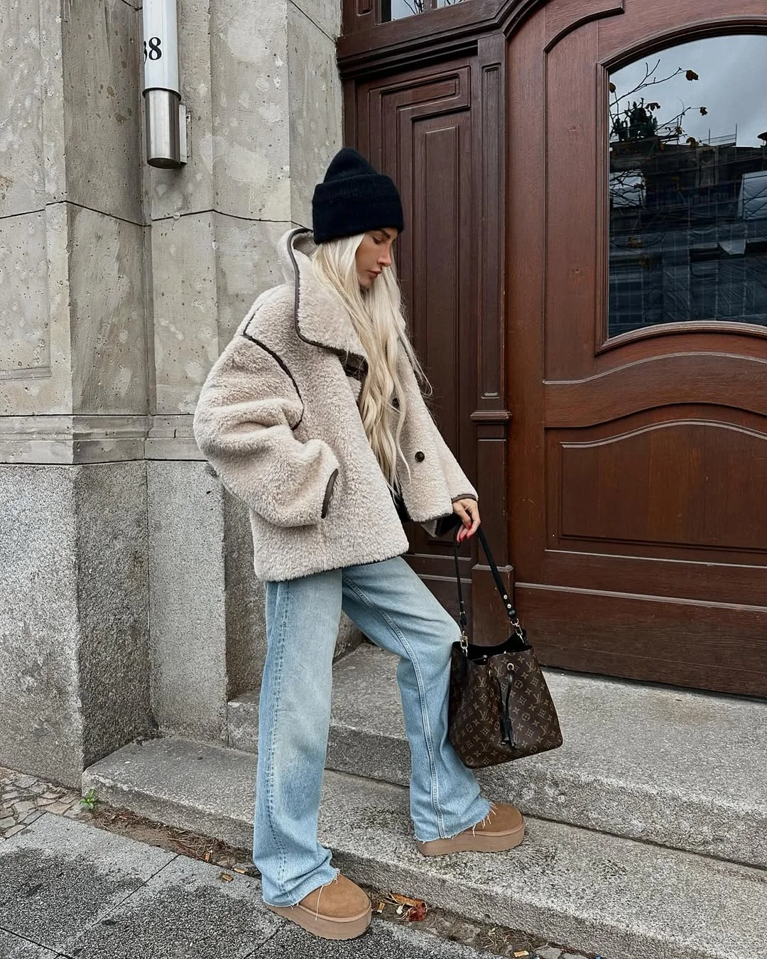 fall travel wardrobe for women 2026 Cozy Shearling Layers That Make Cold Mornings Comfortable