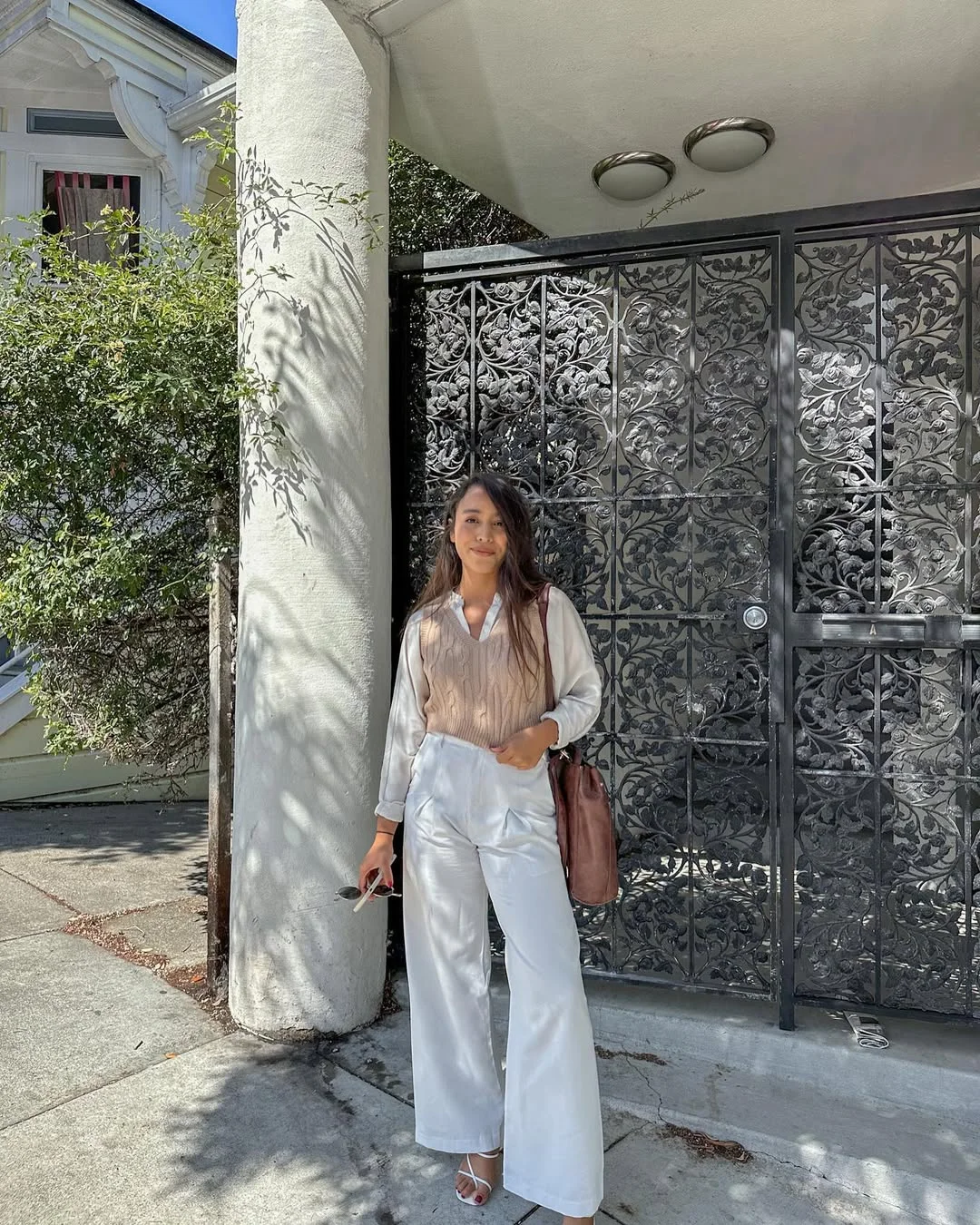 fall vest outfits for women 2026 Soft Neutral Knits Create Effortless Modern Elegance