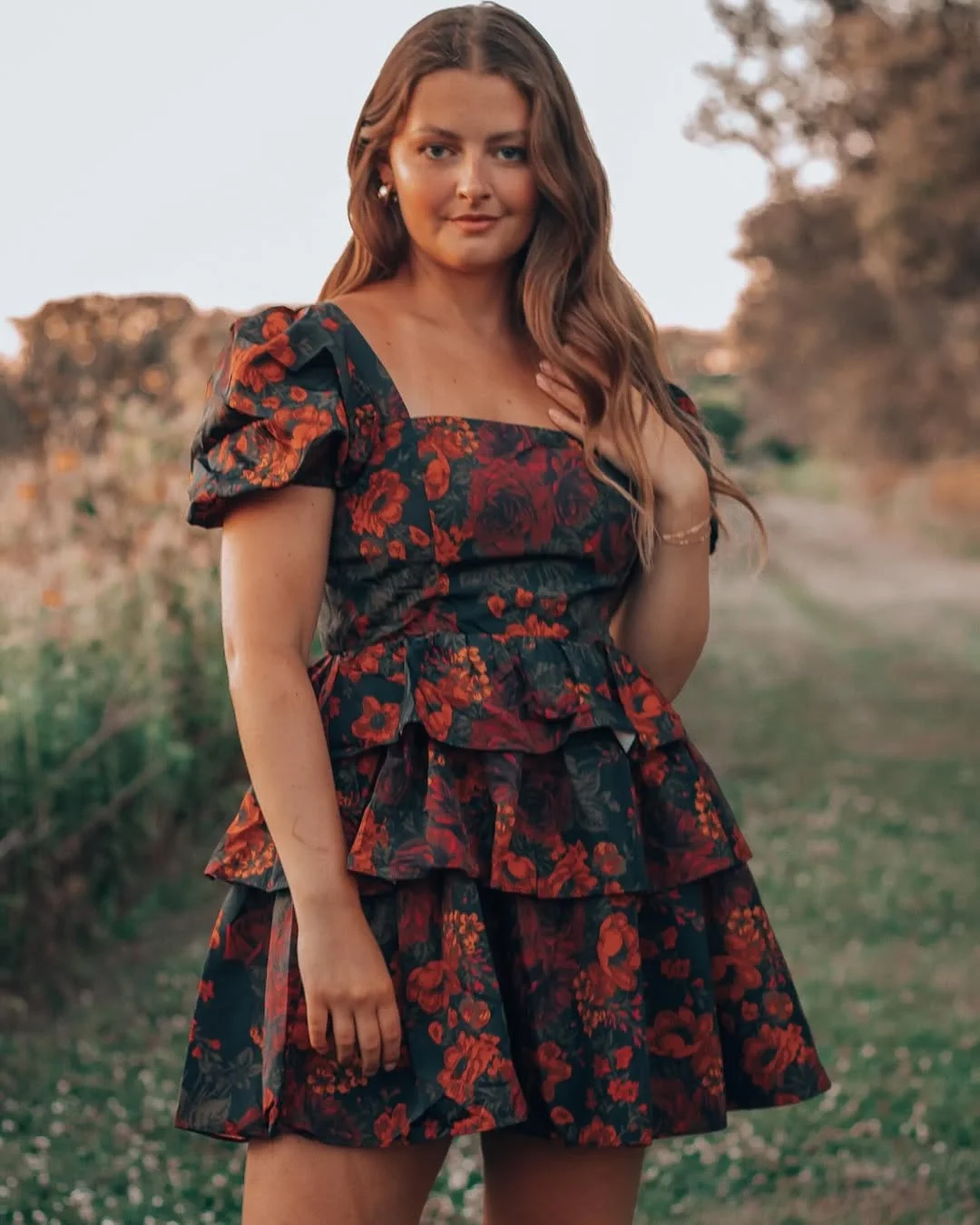 fall wedding guest dress 2026 Short Floral Dresses That Bring Drama To November Weddings
