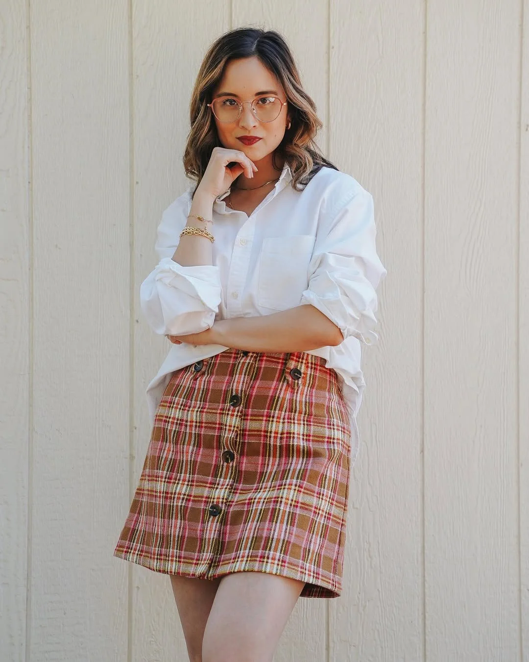 Summer to fall outfits 2026 Plaid Mini Skirts Bring Back That Classic Early Fall Mood