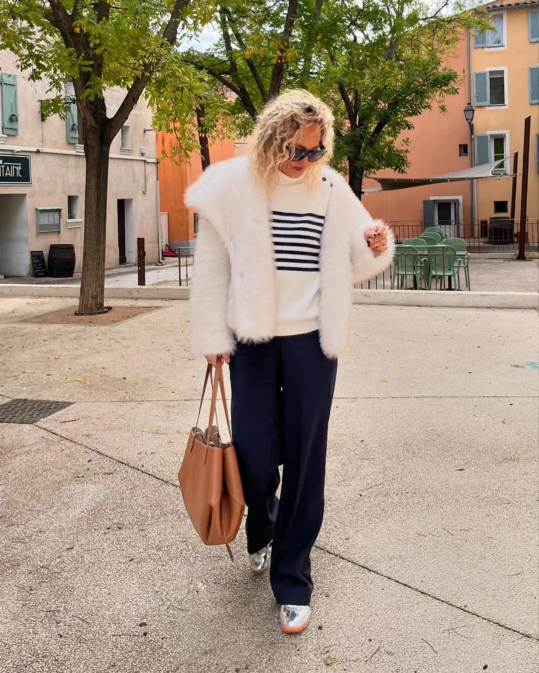 what to wear in fall 2026 over 50 Soft Winter Whites with Navy Create Quiet Sophistication