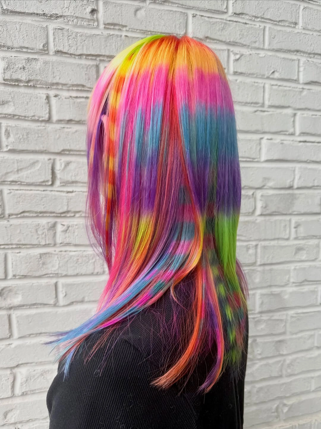 august hairstyles and color ideas 2026 Rainbow Prism Layers That Turn Hair Into Wearable Art