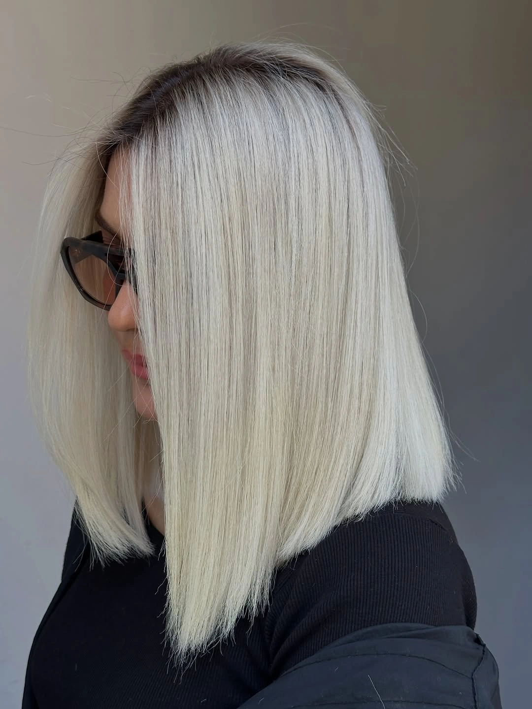 august hairstyles and color ideas 2026 Ultra Sleek Platinum Blonde Precision Cut