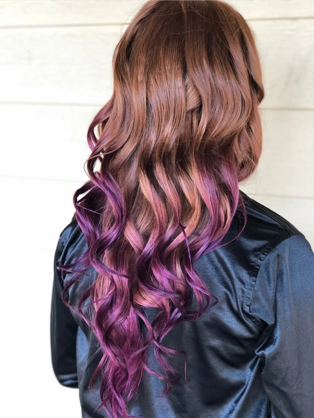 august hairstyles and color ideas 2026 Chocolate Waves With Hidden Plum Dimension