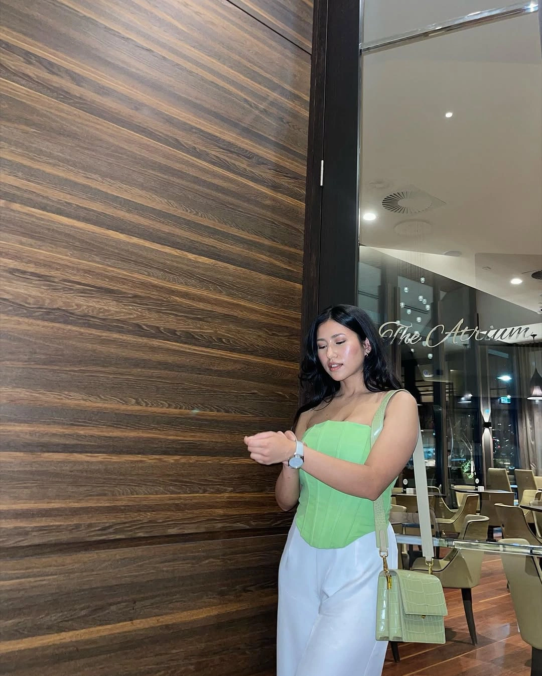 august outfits 2026 Fresh Mint Details for Elegant Summer Nights