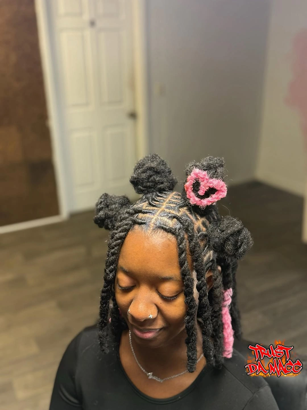 bantu knots hairstyles Chunky Twists with Playful Bantu Knot Accents