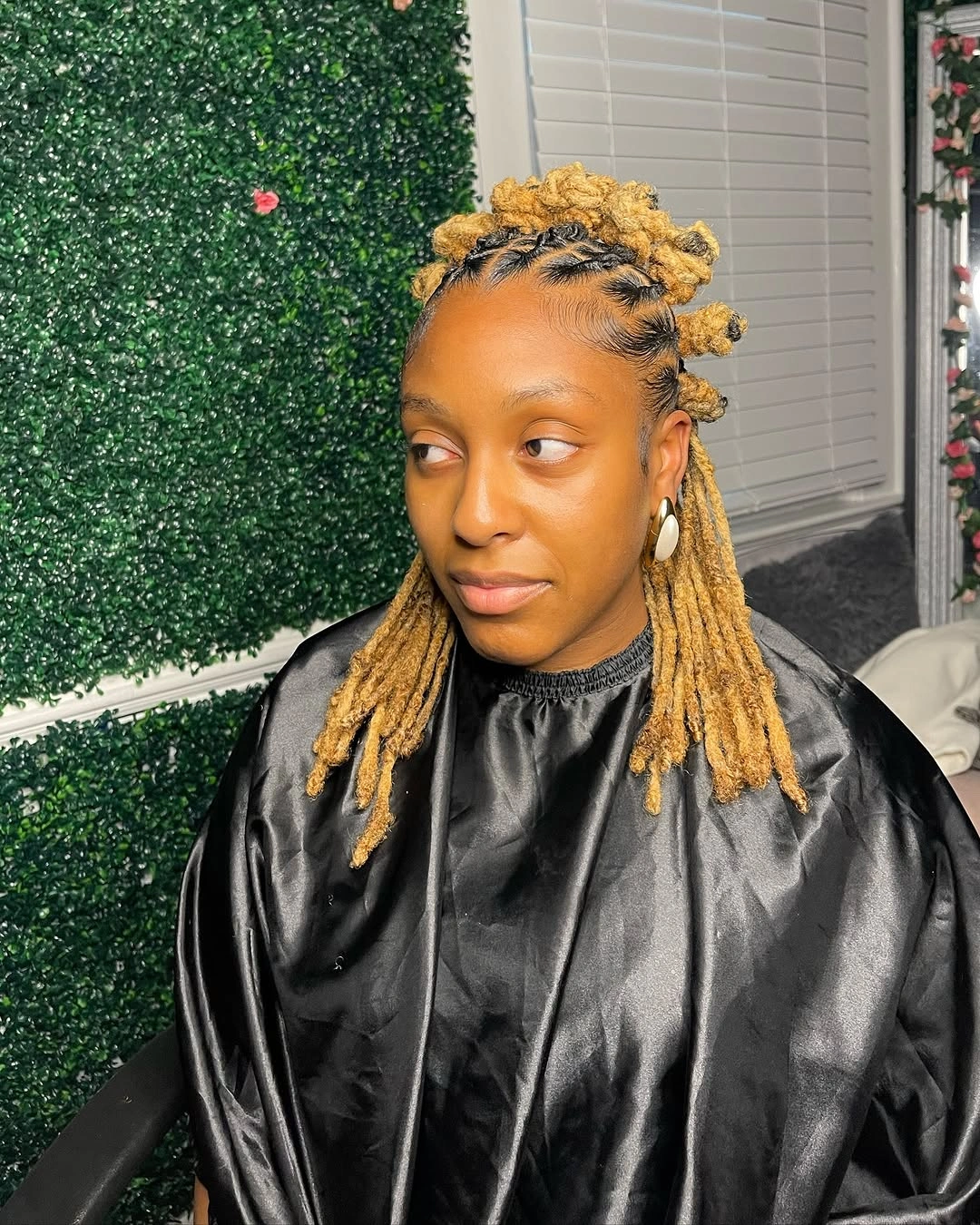 bantu knots hairstyles Blonde Loc Bantu Knots with Modern Texture